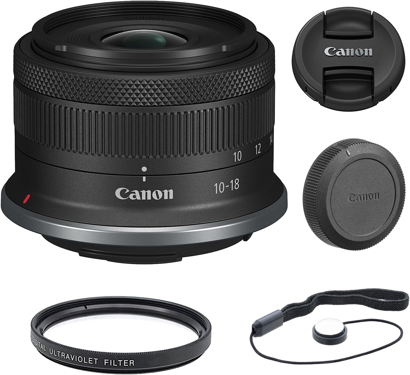 Canon RF-S 10-18mm F4.5-6.3 IS STM Lens with Basic Bundle