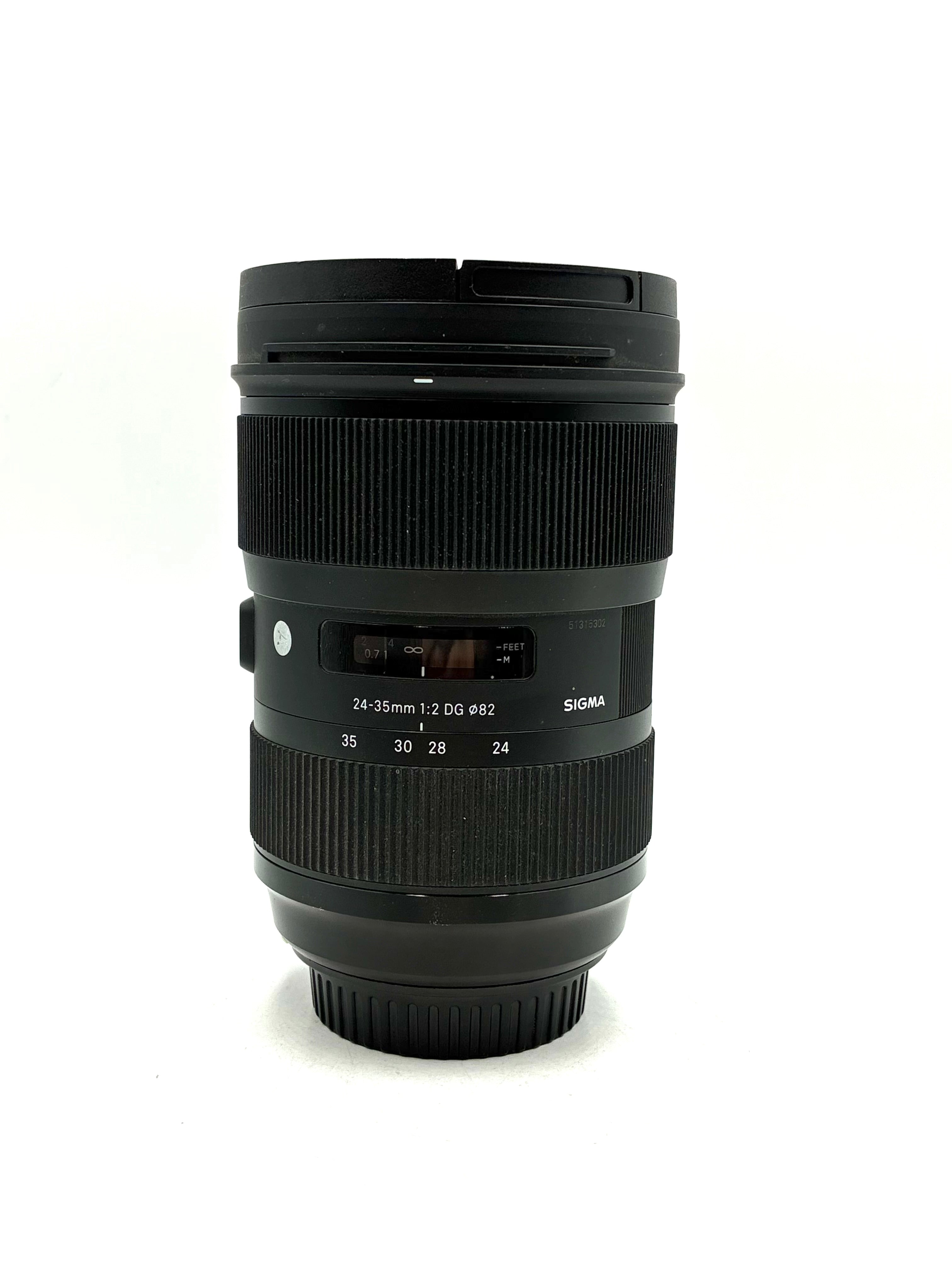 USED Sigma 24-35mm f/2 DG HSM Art Lens for  Canon