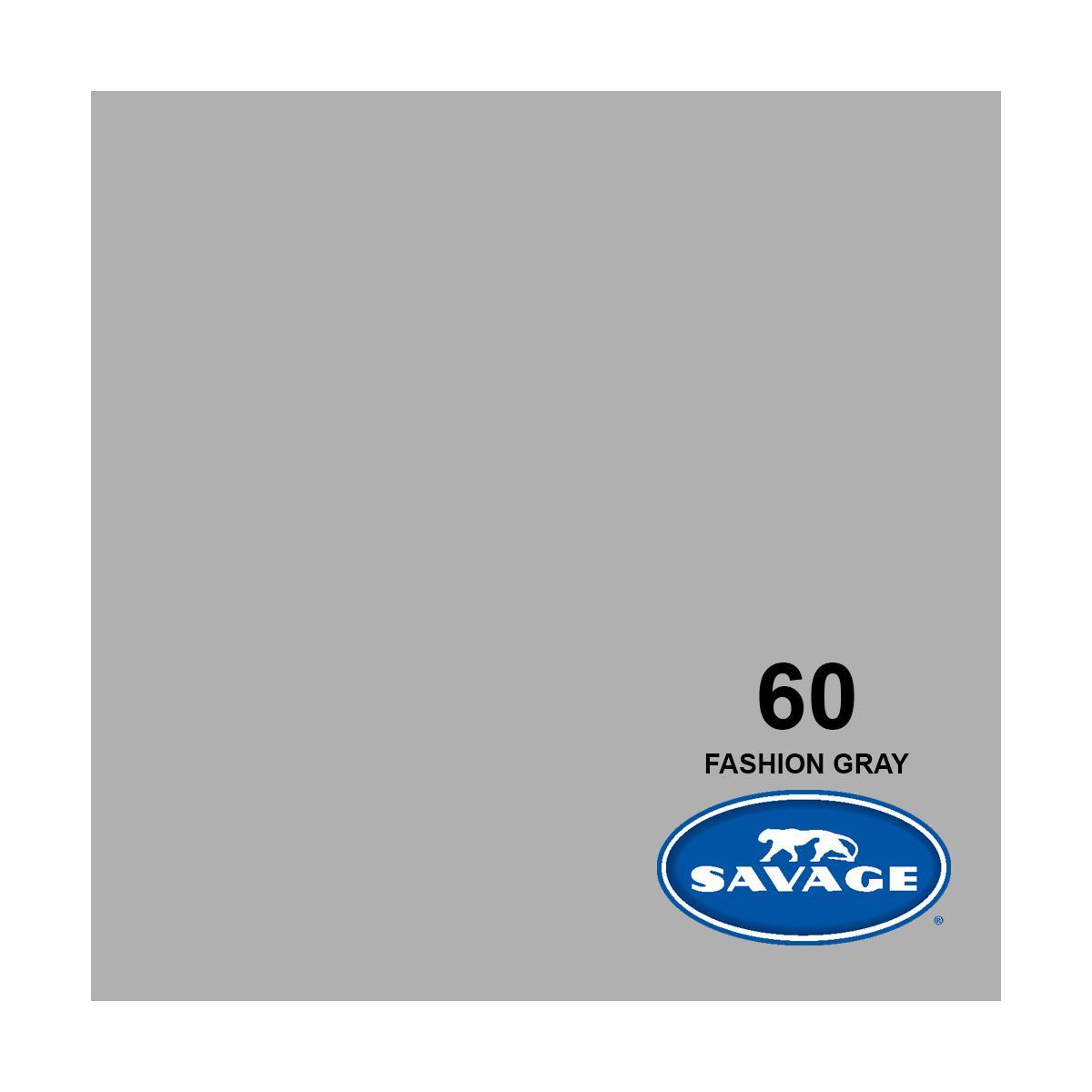 Savage 53" x 36' #60 Focus Gray Seamless Background Paper