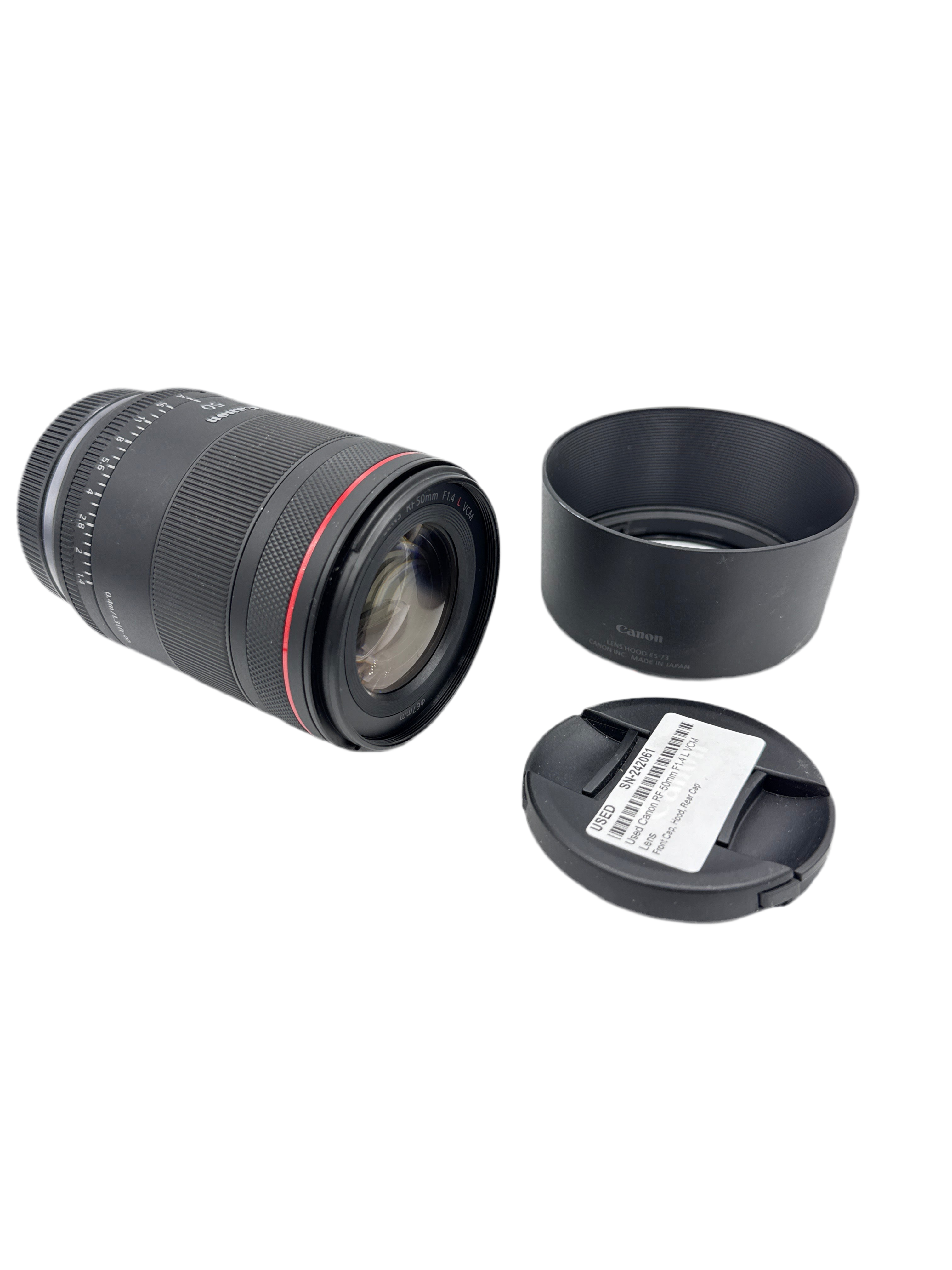 Used Canon RF 50mm F1.4 L VCM Lens