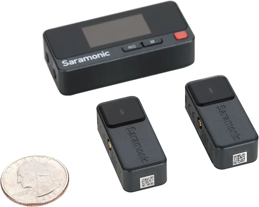 Saramonic Air 2-Person Mini Wireless Lavalier Microphone System for Mobile Devices, Cameras & Computers (2.4 GHz)