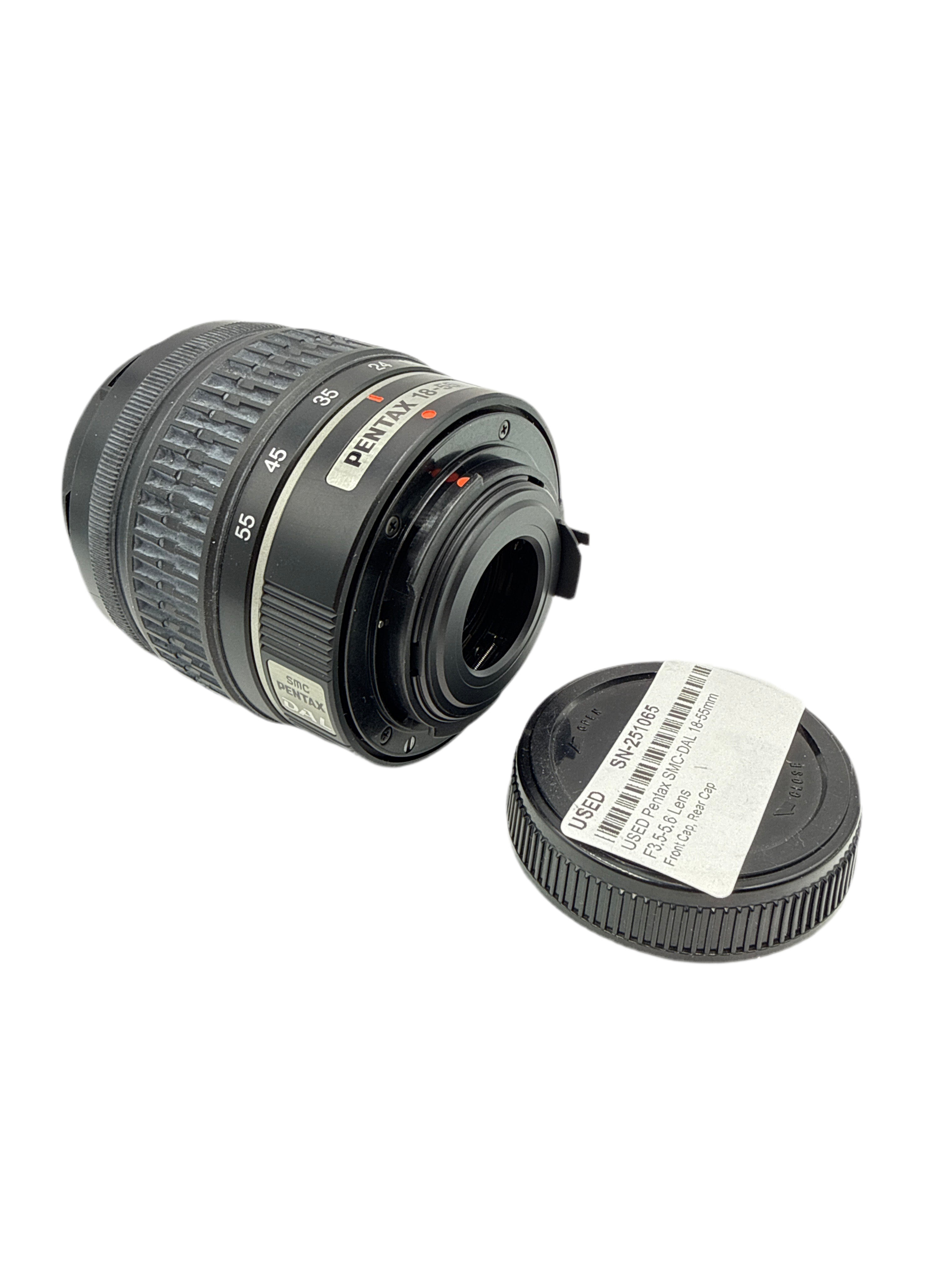 USED Pentax SMC-DAL 18-55mm F3.5-5.6 Lens