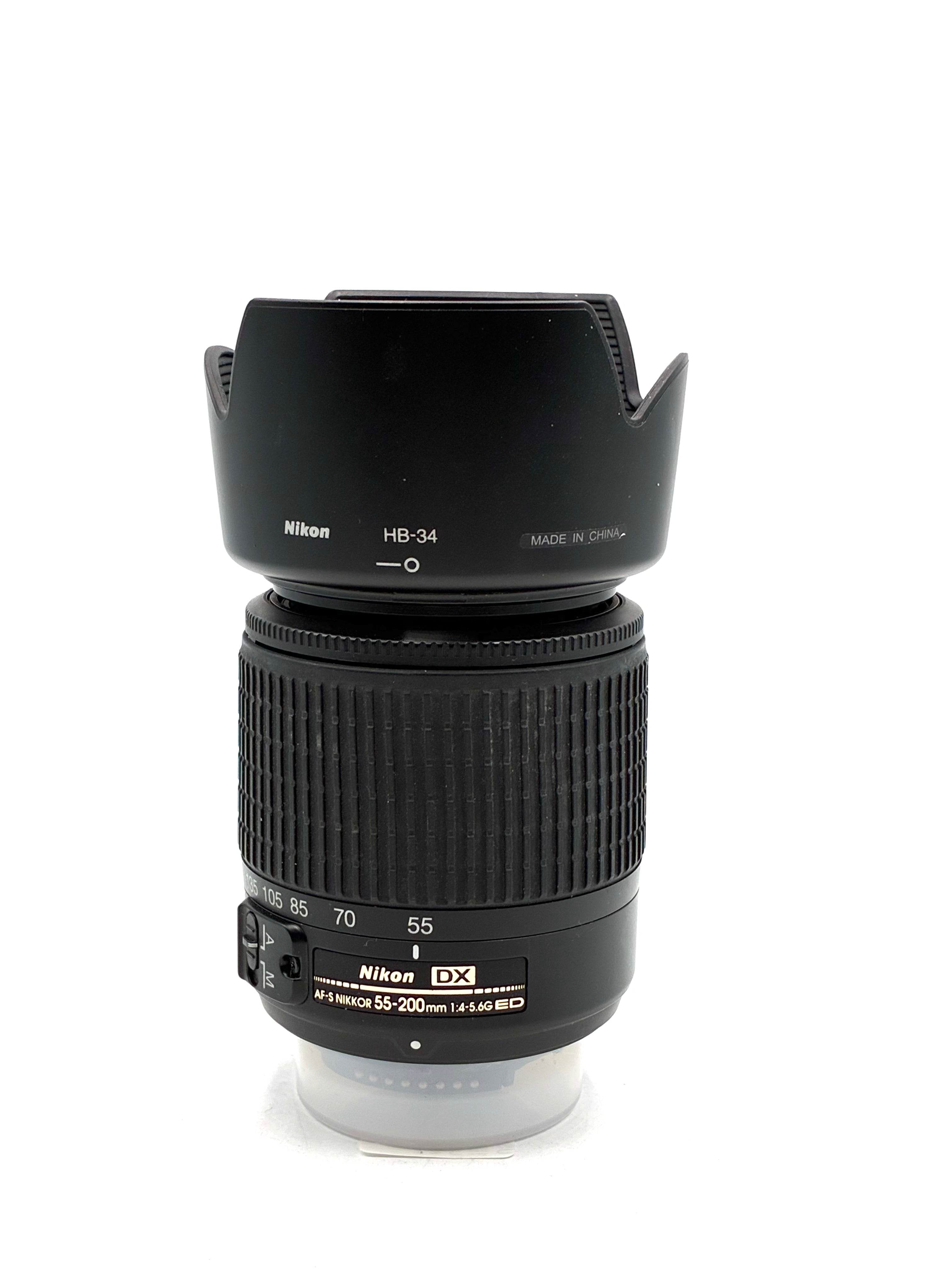 USED Nikon 55-200mm F4-5.6 G ED AF-S DX Lens