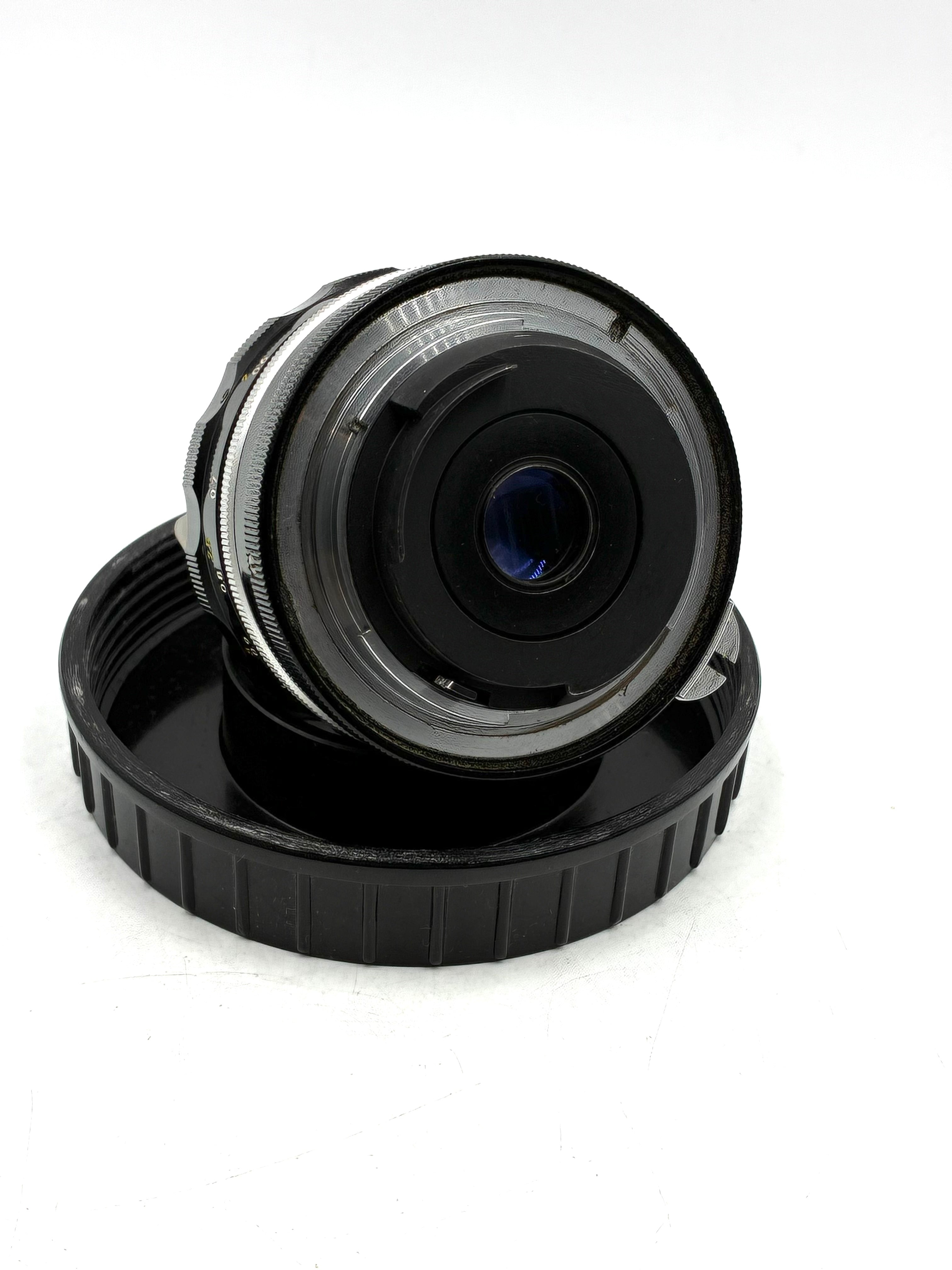 USED Nikon 2.8CM (28mm) F3.5 MF Film Lens