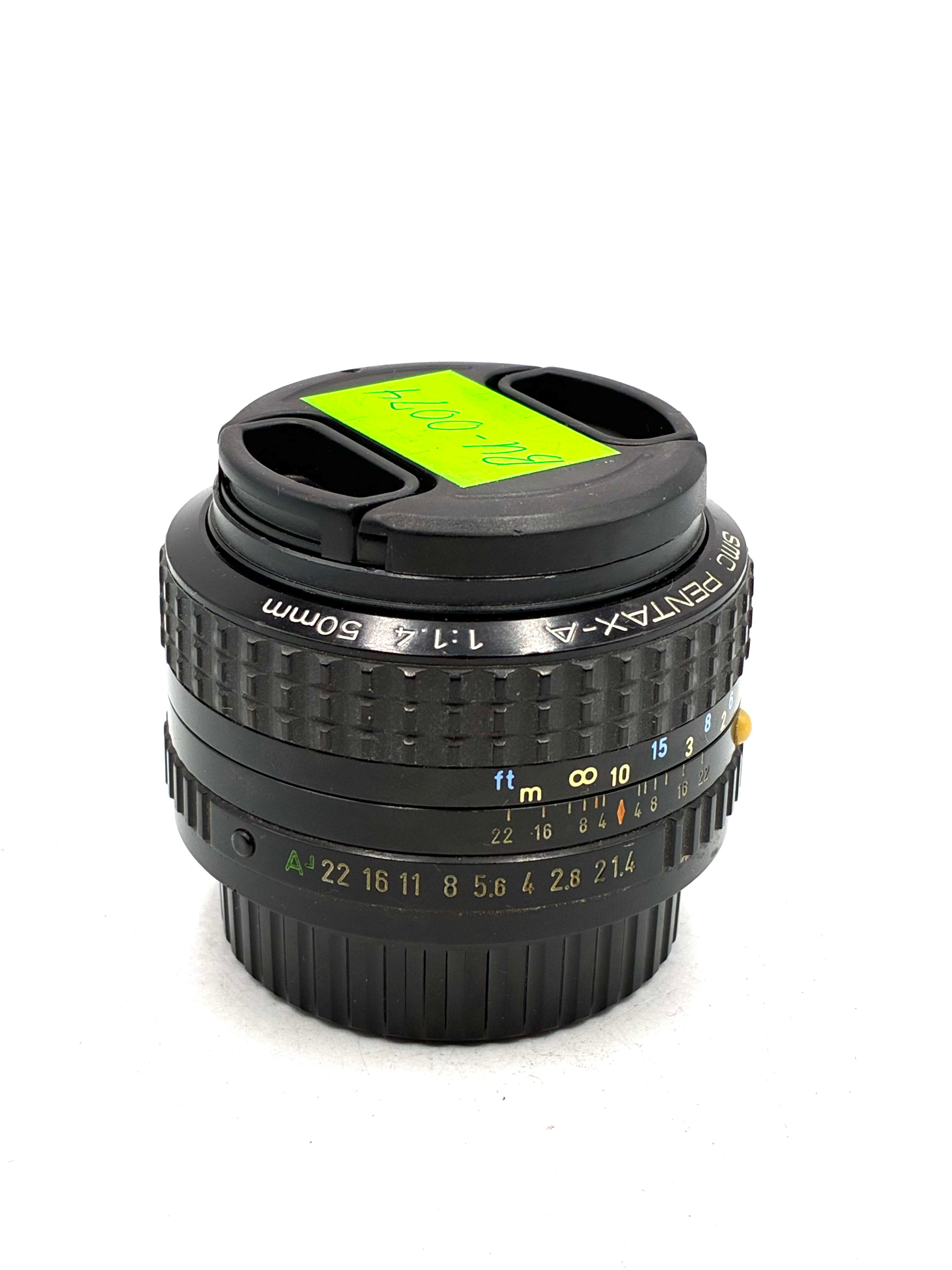 Pentax 50mm F1.4 SMC-A Lens - AS-IS (READ) (0074)