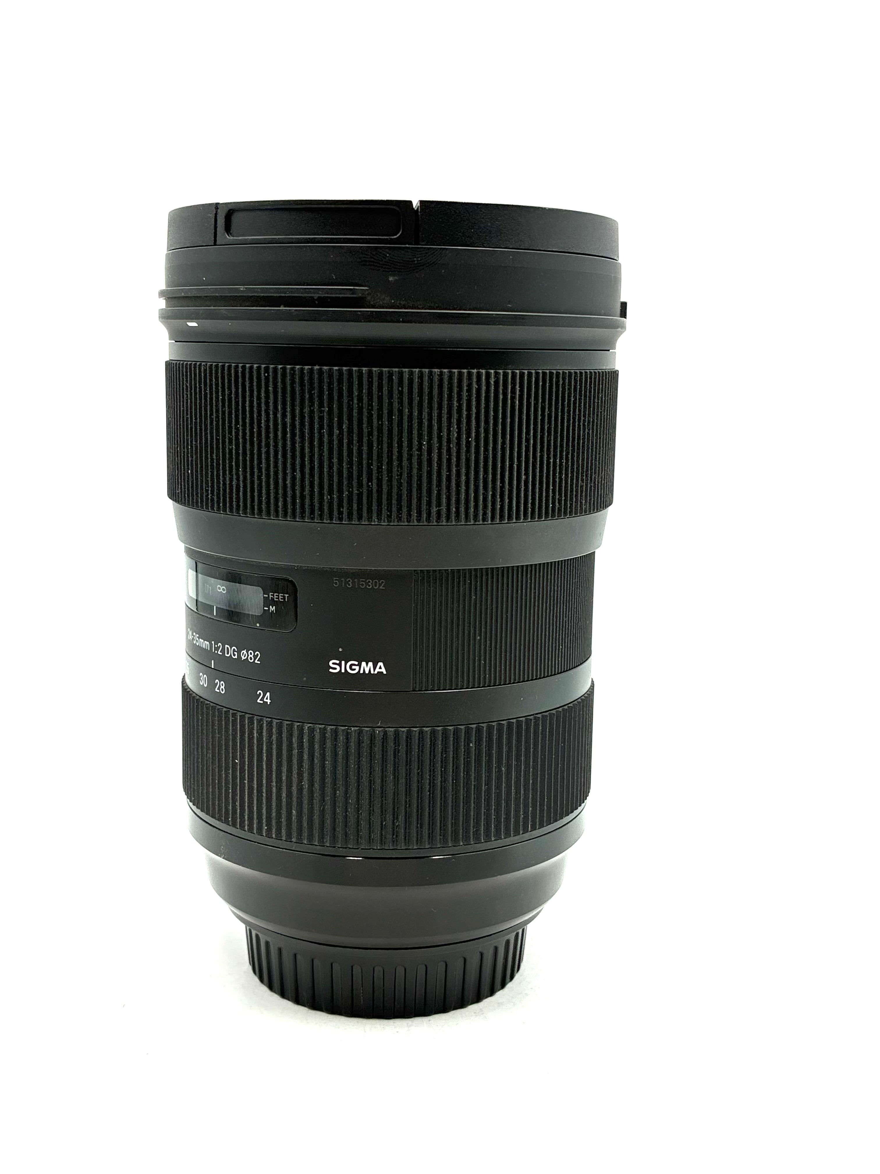 USED Sigma 24-35mm f/2 DG HSM Art Lens for  Canon