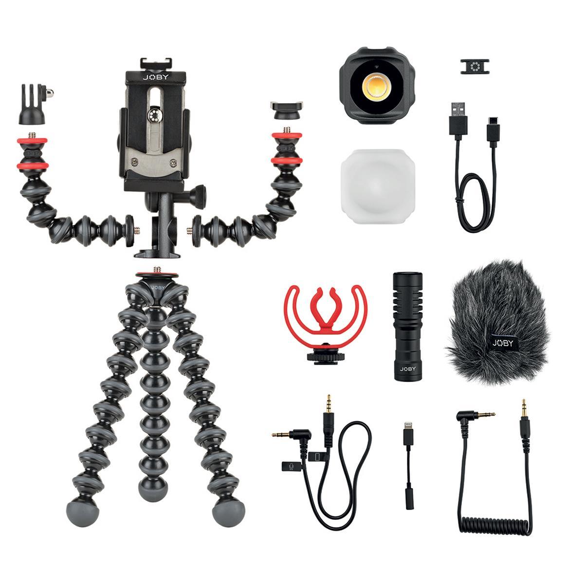 スマホアクセサリー Joby GorillaPod Mobile Vlogging Kit Amazon.com: JOBY GorillaPod Mobile Vlogging Kit (Smartphone Rig
