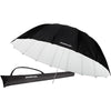 Westcott 4634 7' Parabolic Umbrella  (White / Black)
