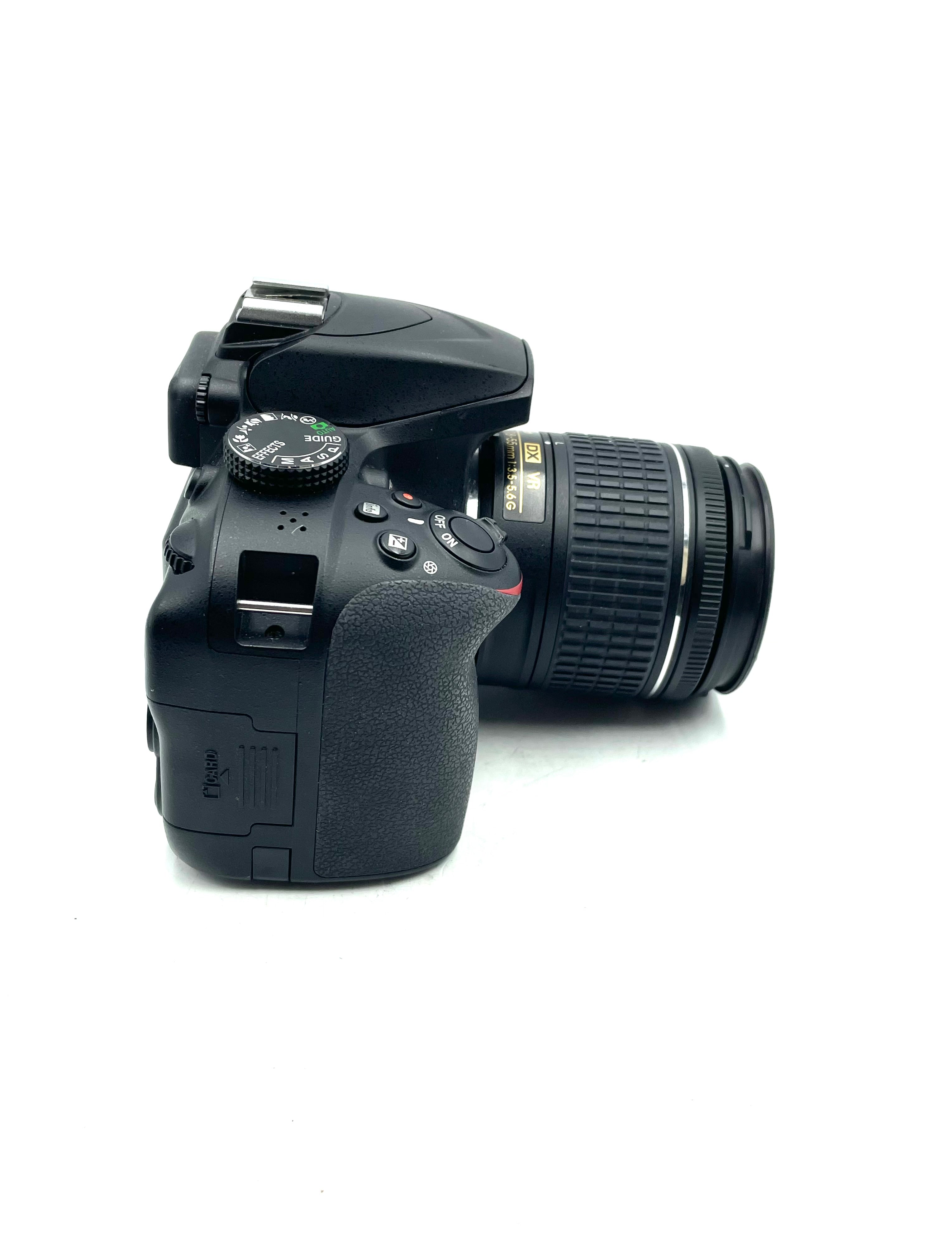 USED Nikon D3400 Digital SLR Kit (Black) with AF-P 18-55mm f3.5-5.6 G VR DX Lens