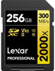 Lexar 256GB Professional 2000x UHS-II SDXC Memory Card