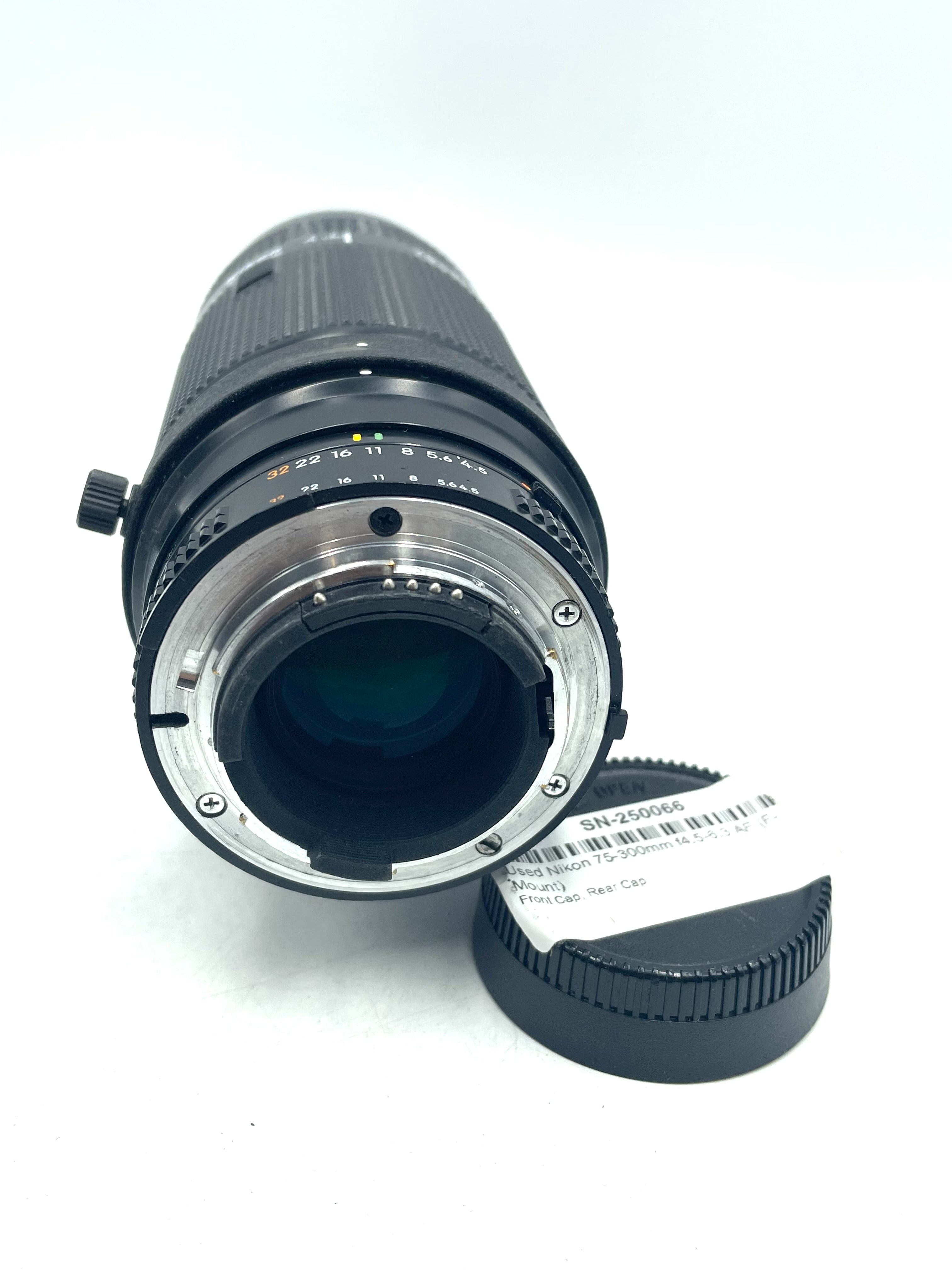 Used Nikon 75-300mm f4.5-6.3 AF (F-Mount)
