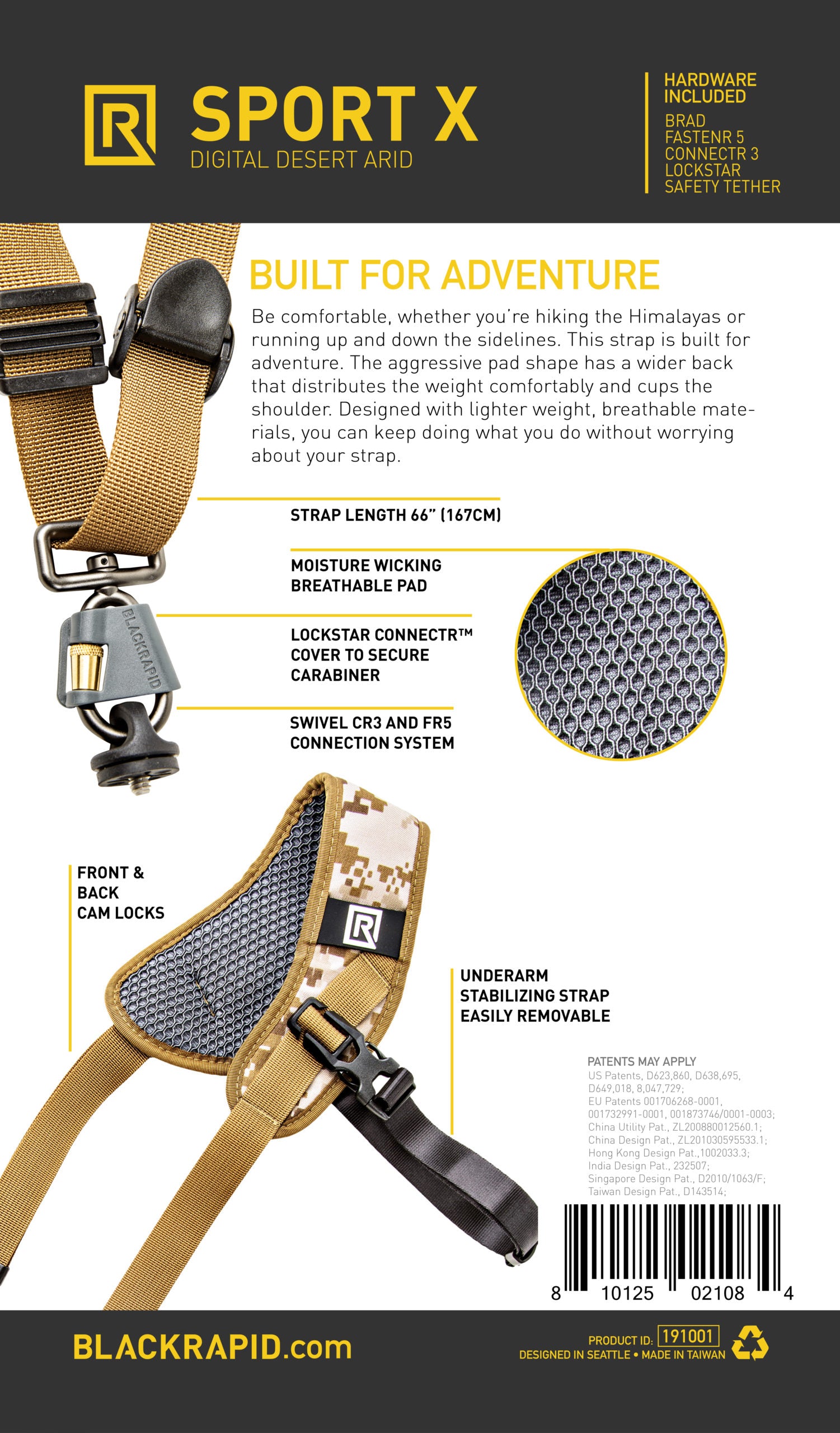 BlackRapid Sport X Digital Desert Arid  Camera Sling