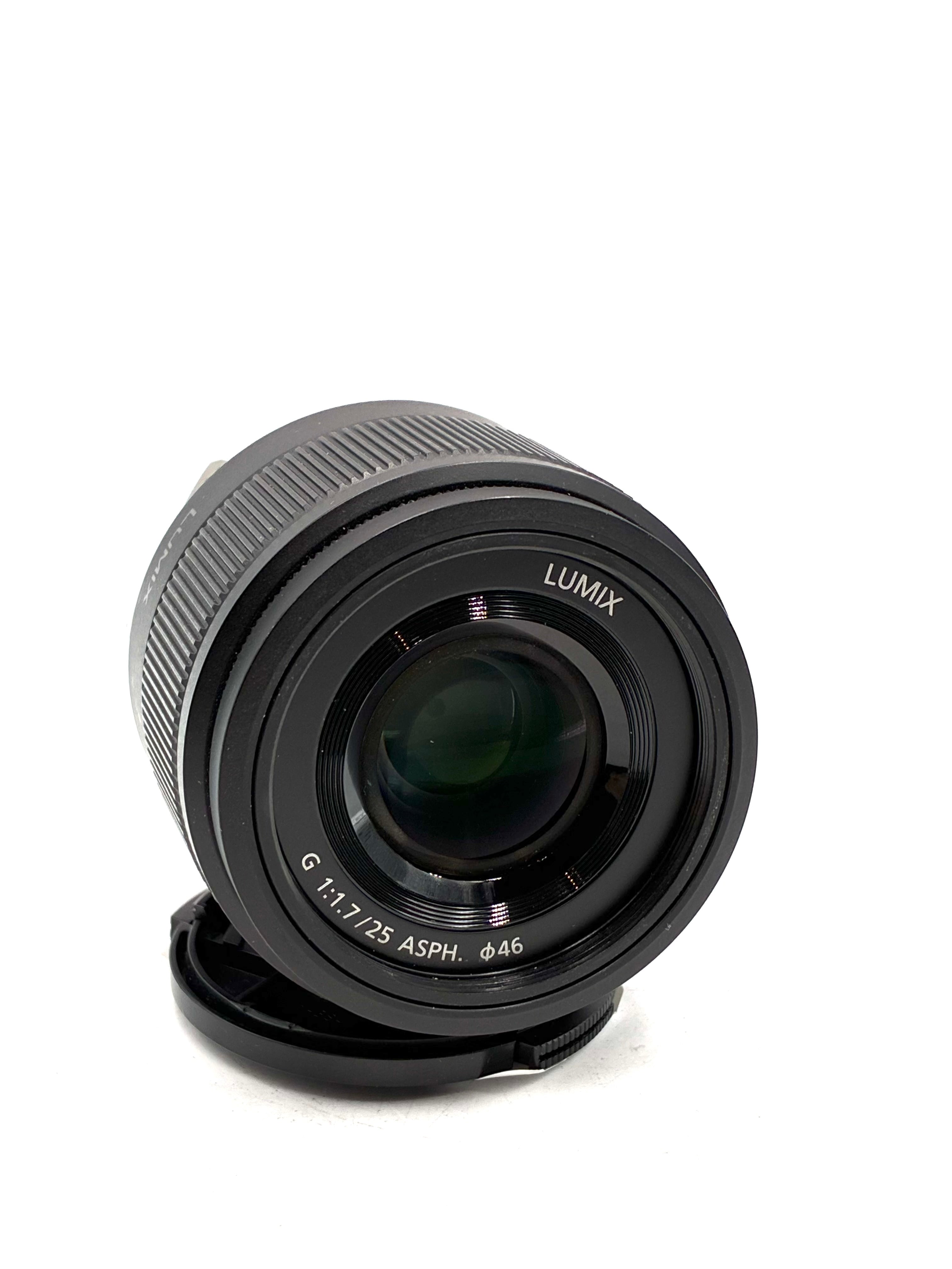 USED Panasonic 25mm f/1.7  Lumix G Lens
