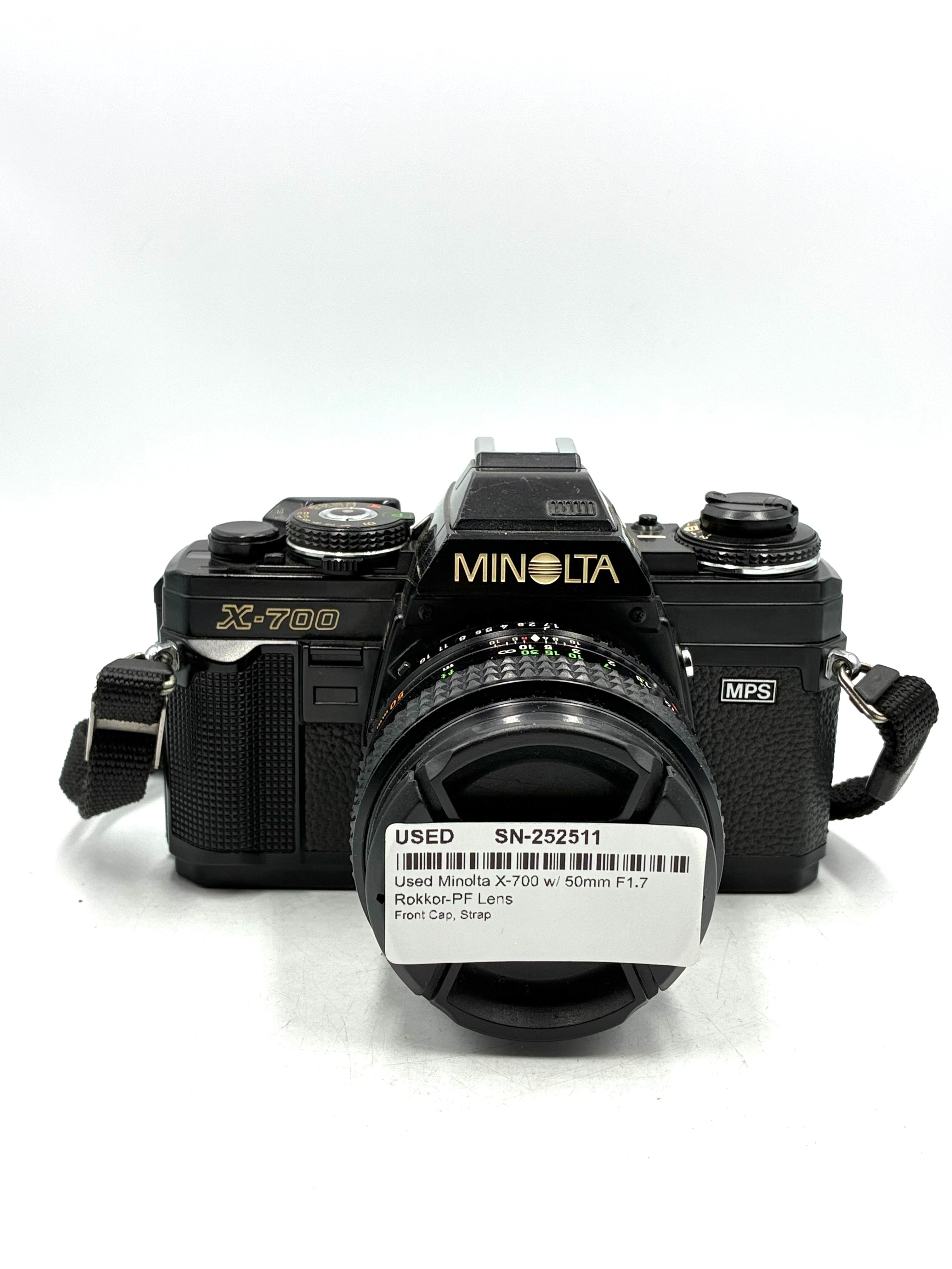 Used Minolta X-700 w/ 50mm F1.7 Rokkor-PF Lens