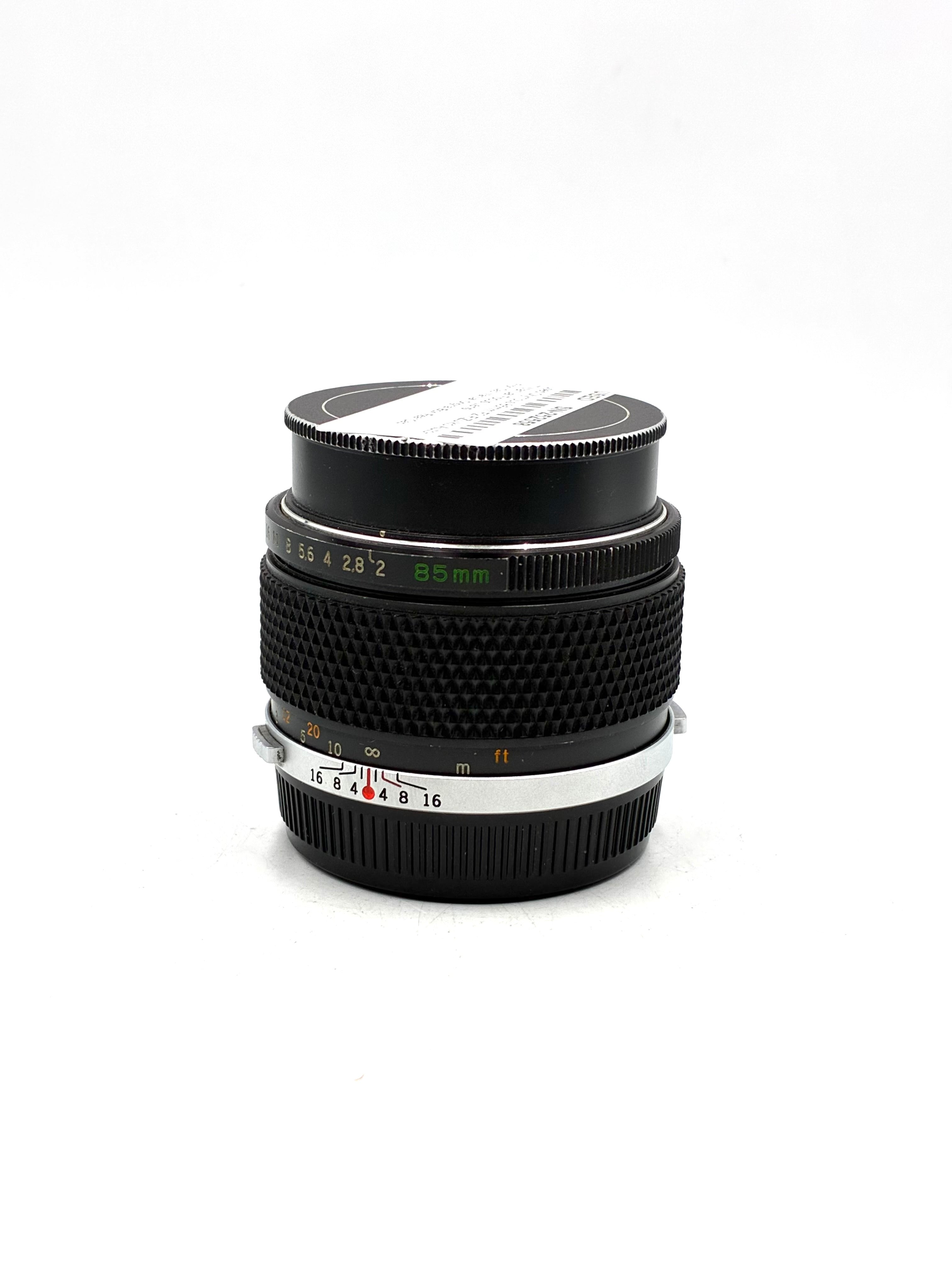 Used Olympus 85mm F2 F.Zuiko Auto-T Manual Focus Lens