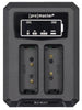 Promaster Dually Charger - USB for OM System BLS50