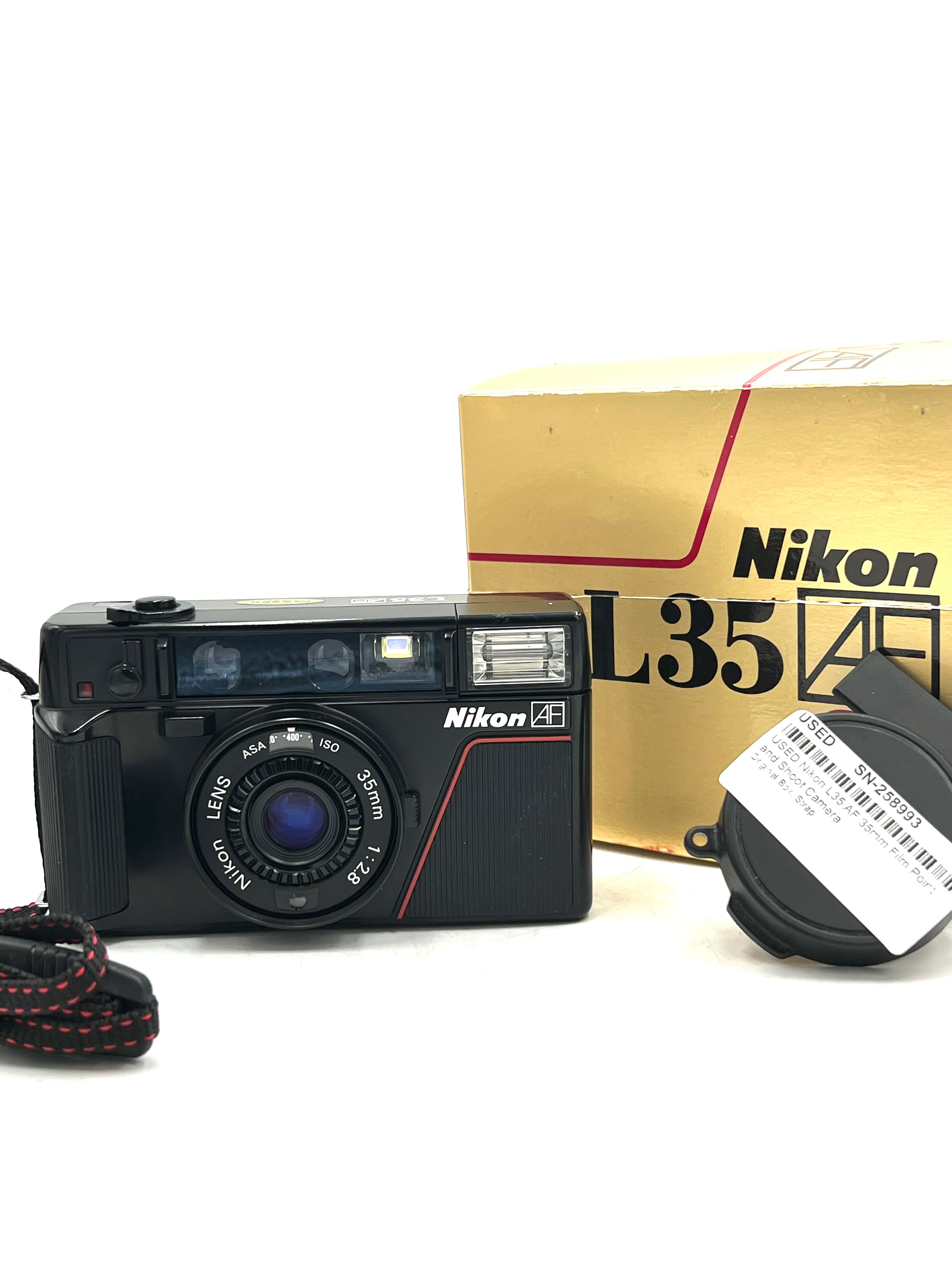 USED Nikon L35 AF 35mm Film Point and Shoot Camera