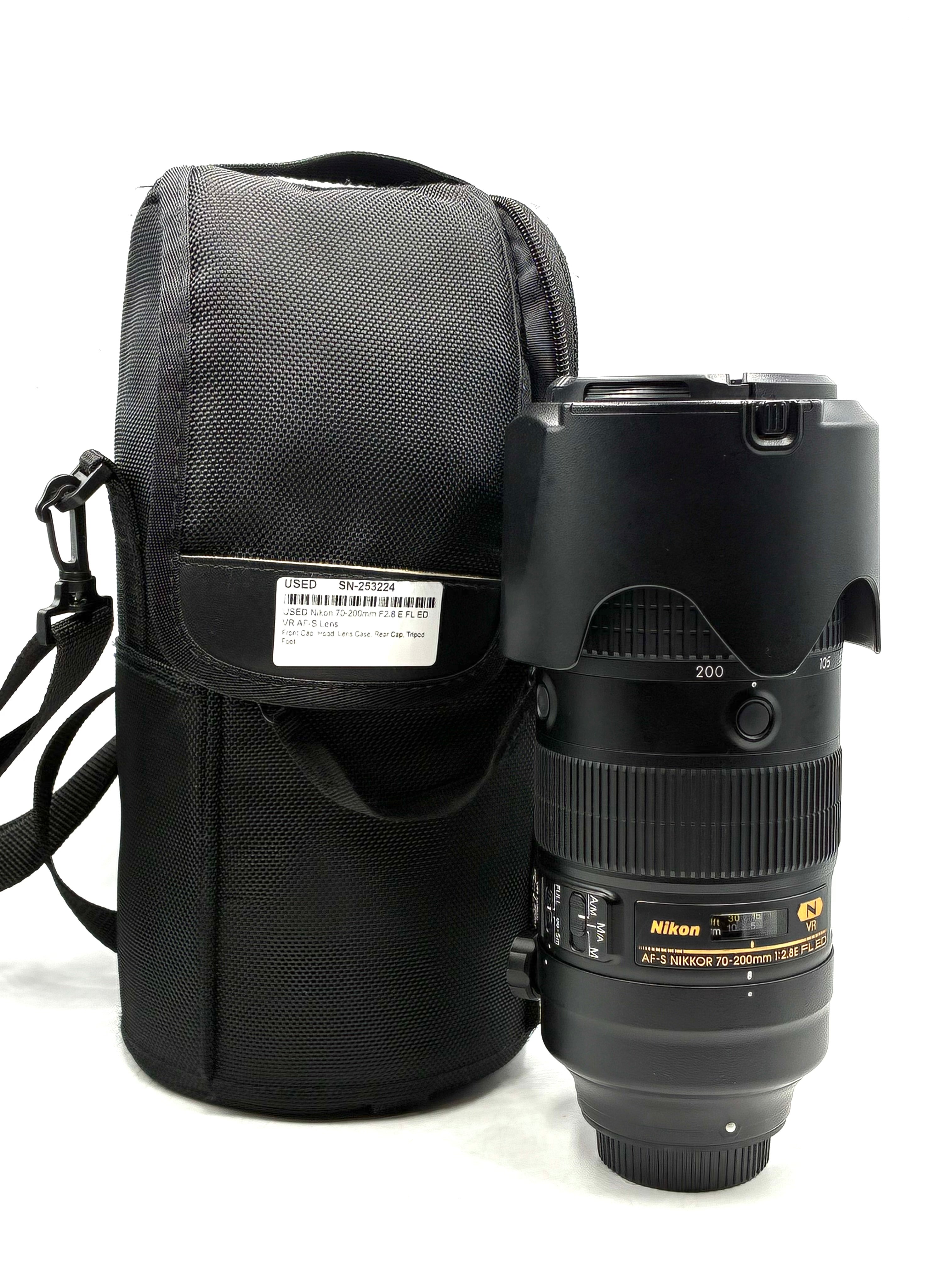 USED Nikon 70-200mm F2.8 E FL ED VR AF-S Lens