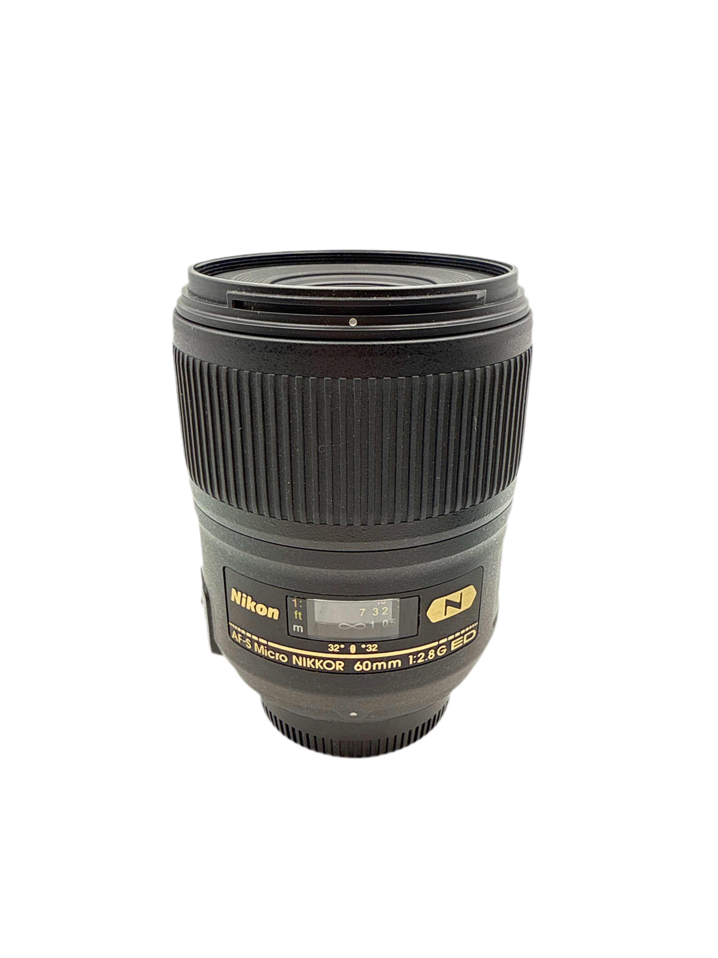 USED Nikon 60mm f2.8 AF-S Micro G ED Lens