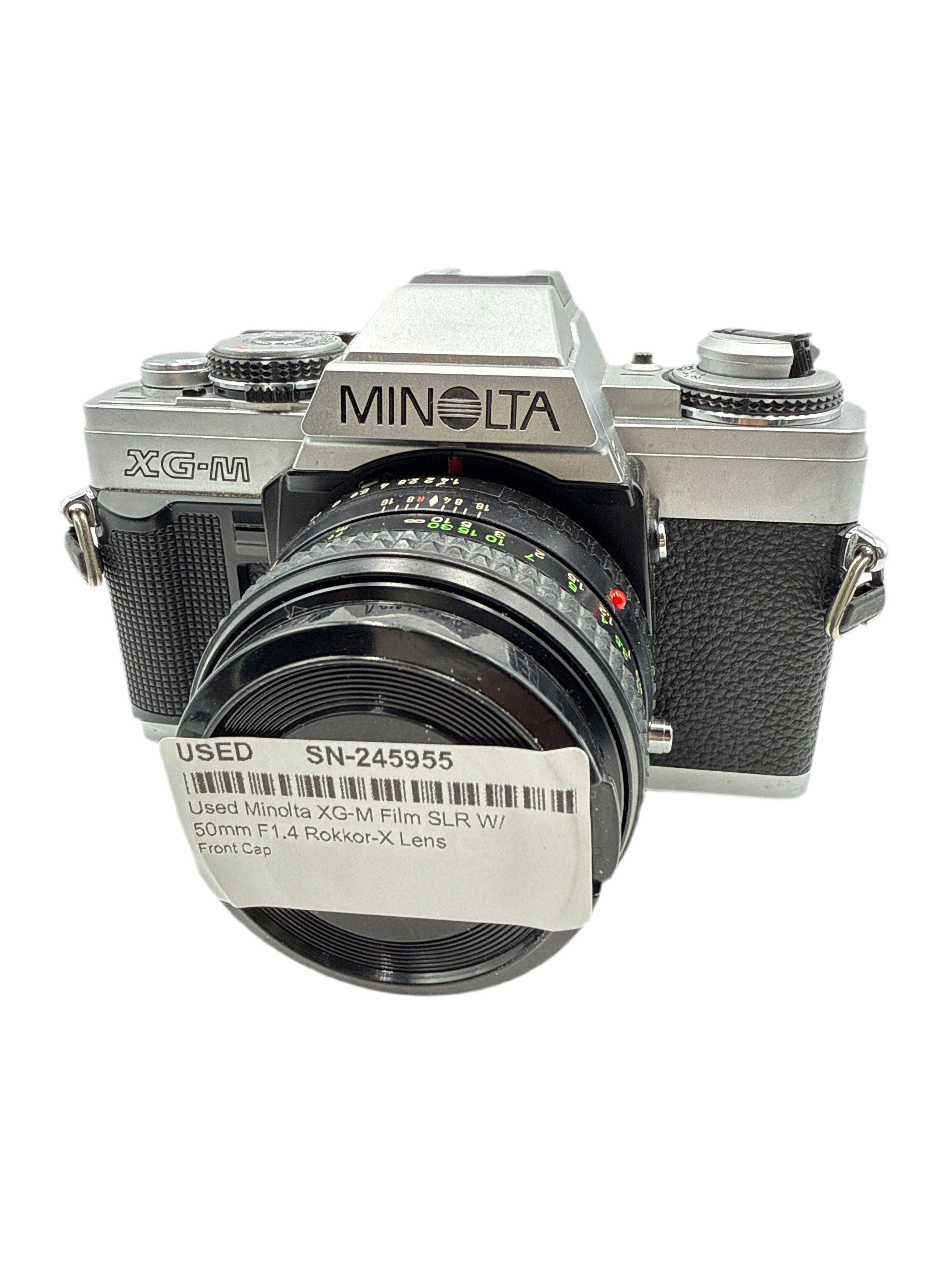 Used Minolta XG-M Film SLR W/ 50mm F1.4 Rokkor-X Lens