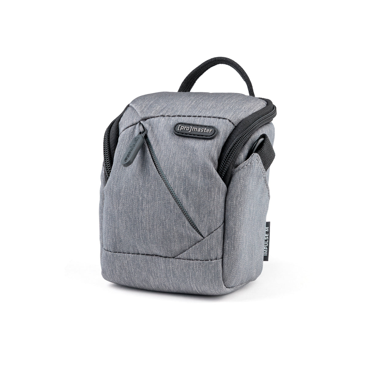 ProMaster Impulse 2.0 Medium Advanced Compact Case in grey, front three-quarter view