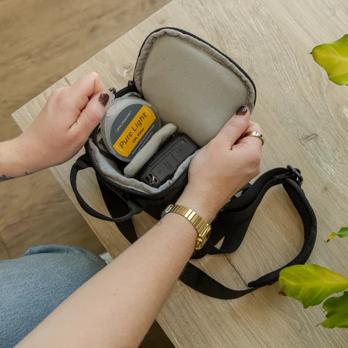 ProMaster Impulse 2.0 Large Advanced Compact Case in use with camera accessories