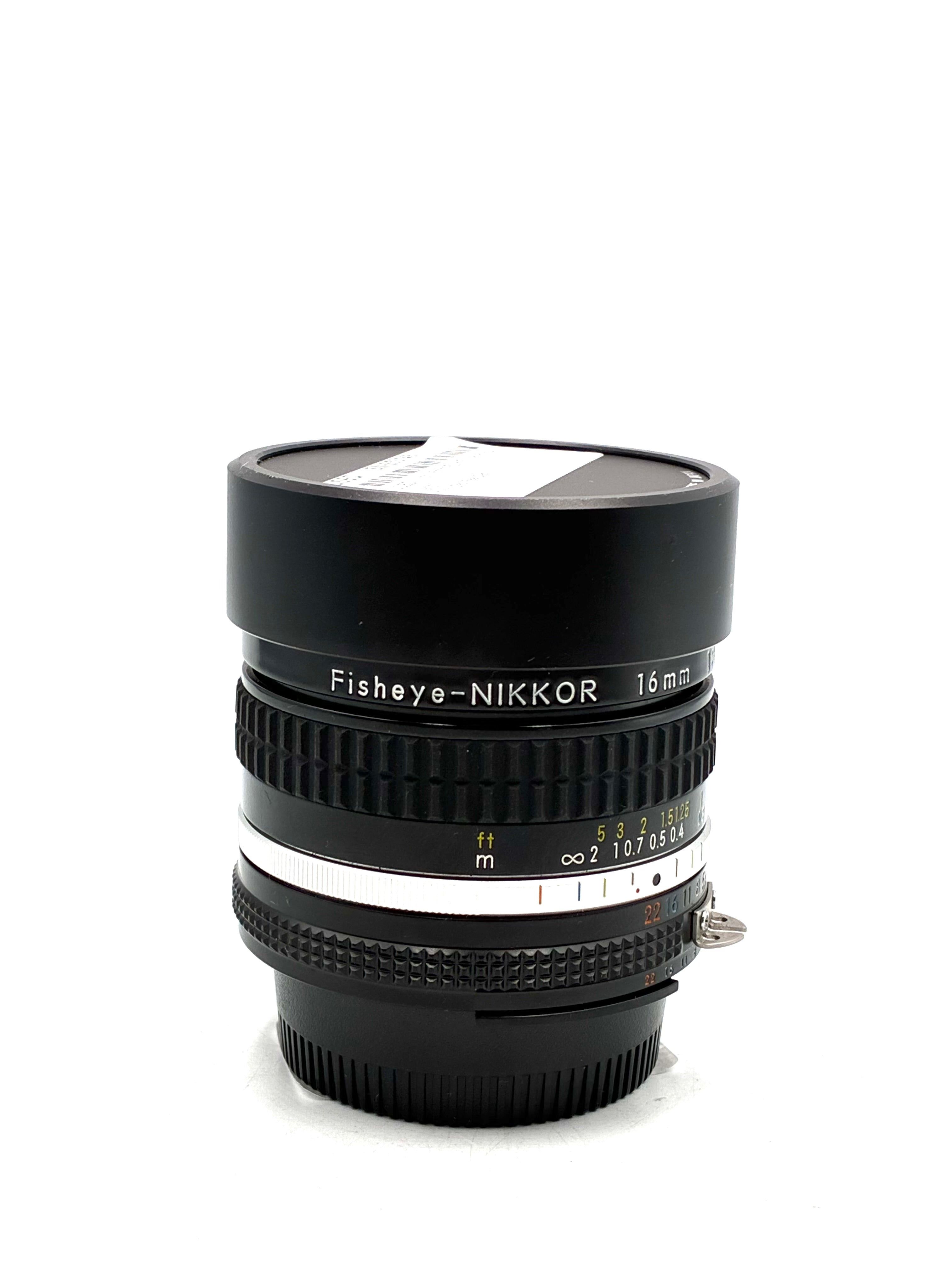 USED Nikon 16mm F2.8 Fisheye AIS Lens