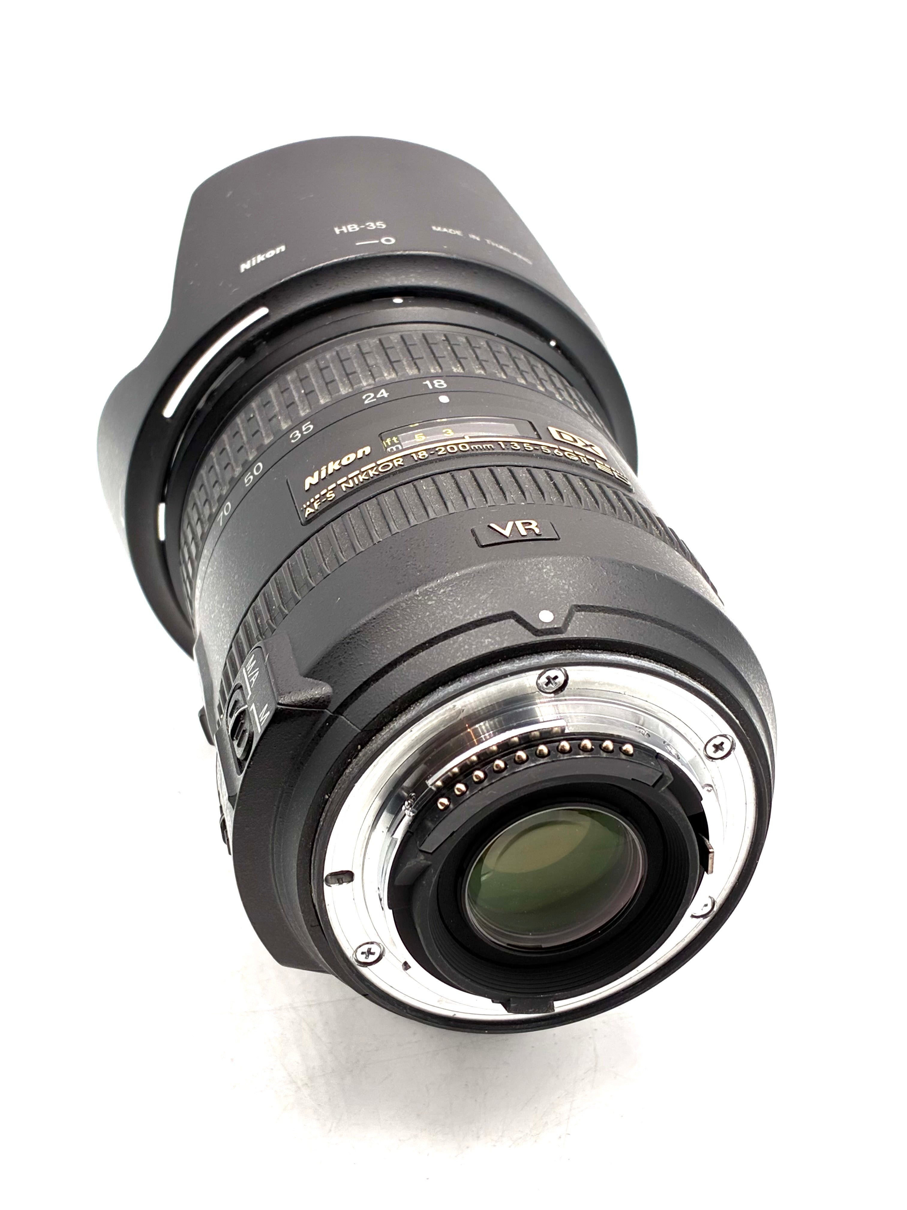 USED Nikon 18-200mm f3.5-5.6 G VR II DX