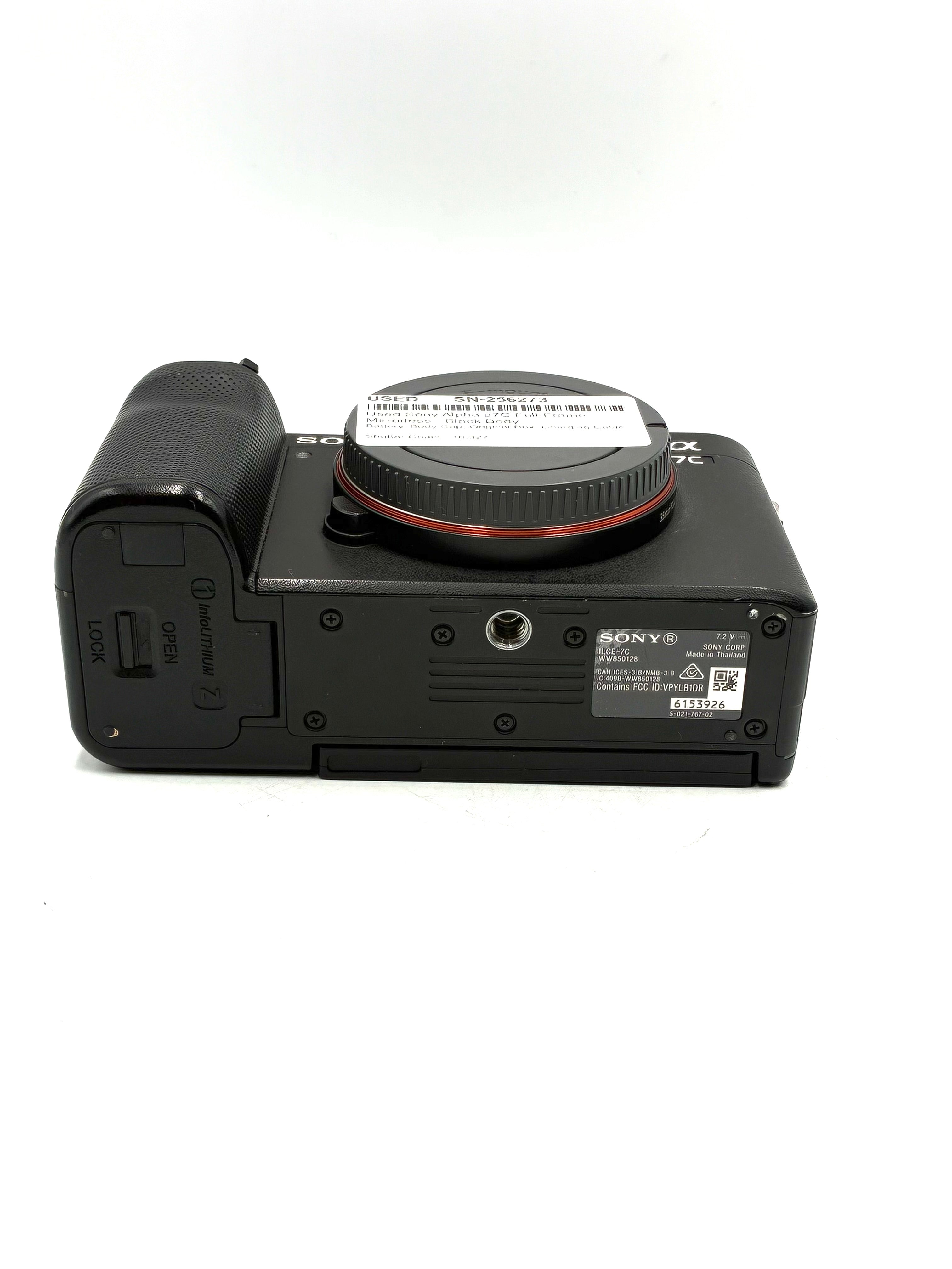 Used Sony Alpha a7C Full-Frame Mirrorless - Black Body