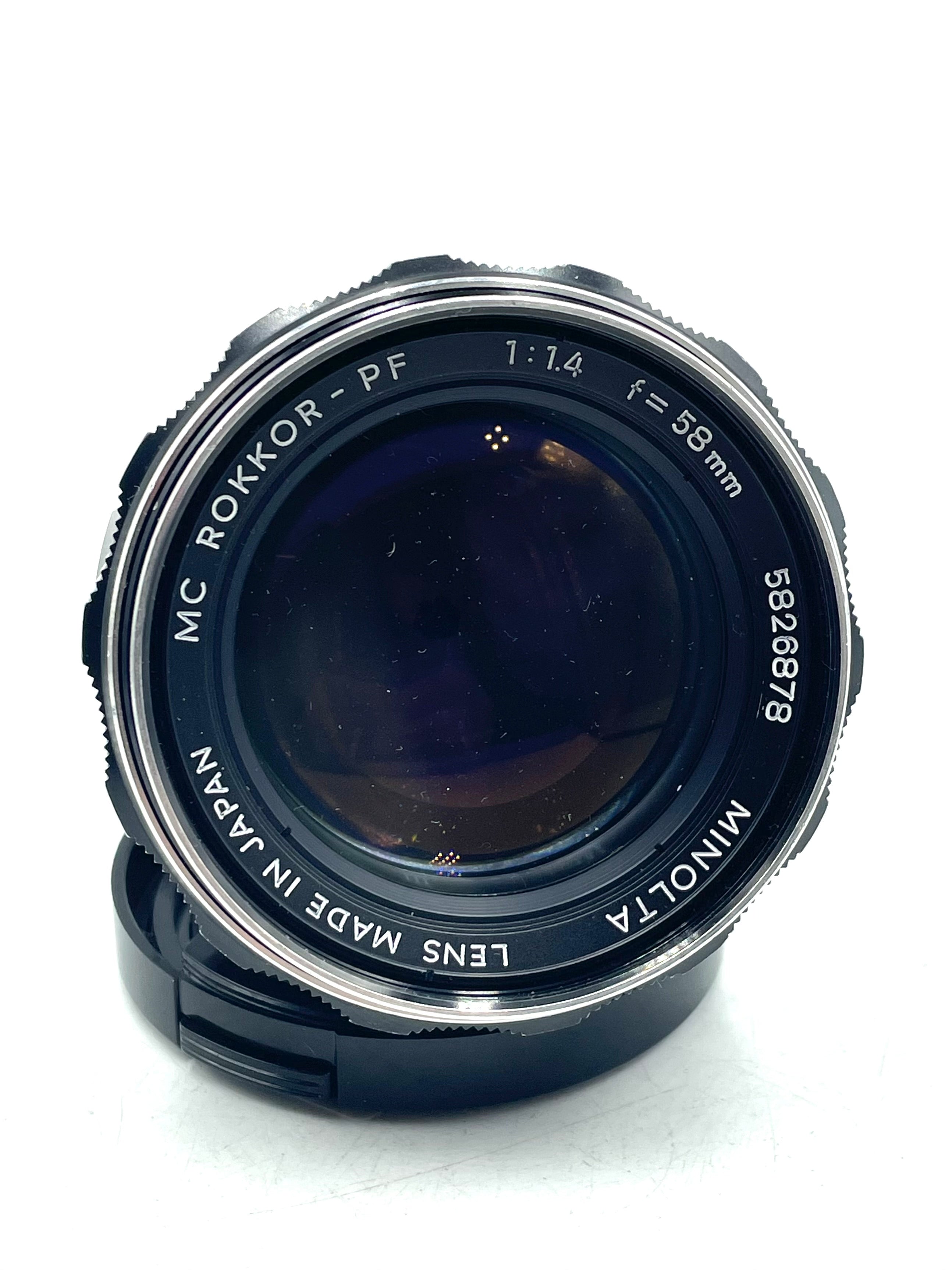 Used Minolta 58mm F1.4 MC Rokkor-PF