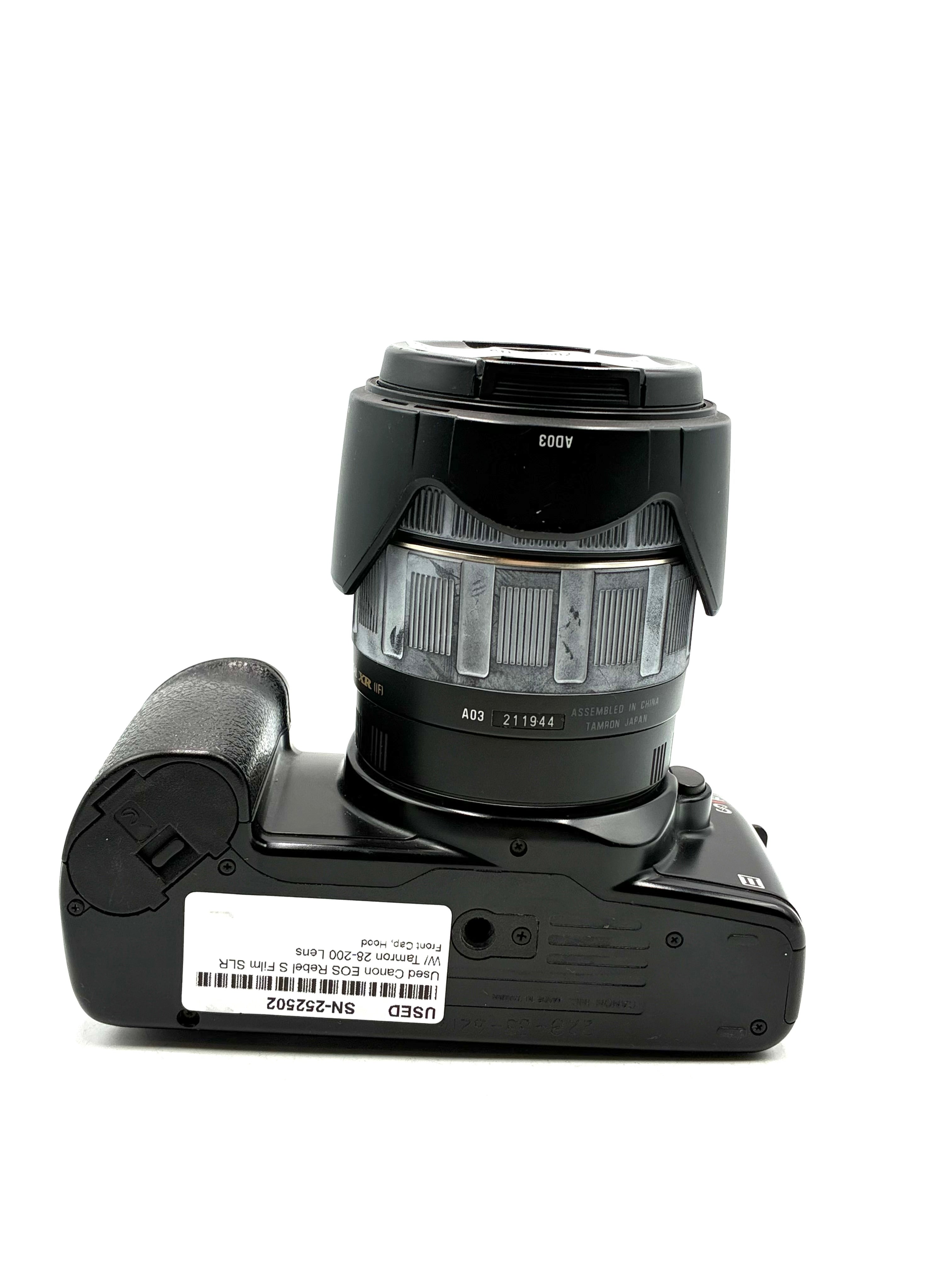 Used Canon EOS Rebel S Film SLR W/ Tamron 28-200 Lens