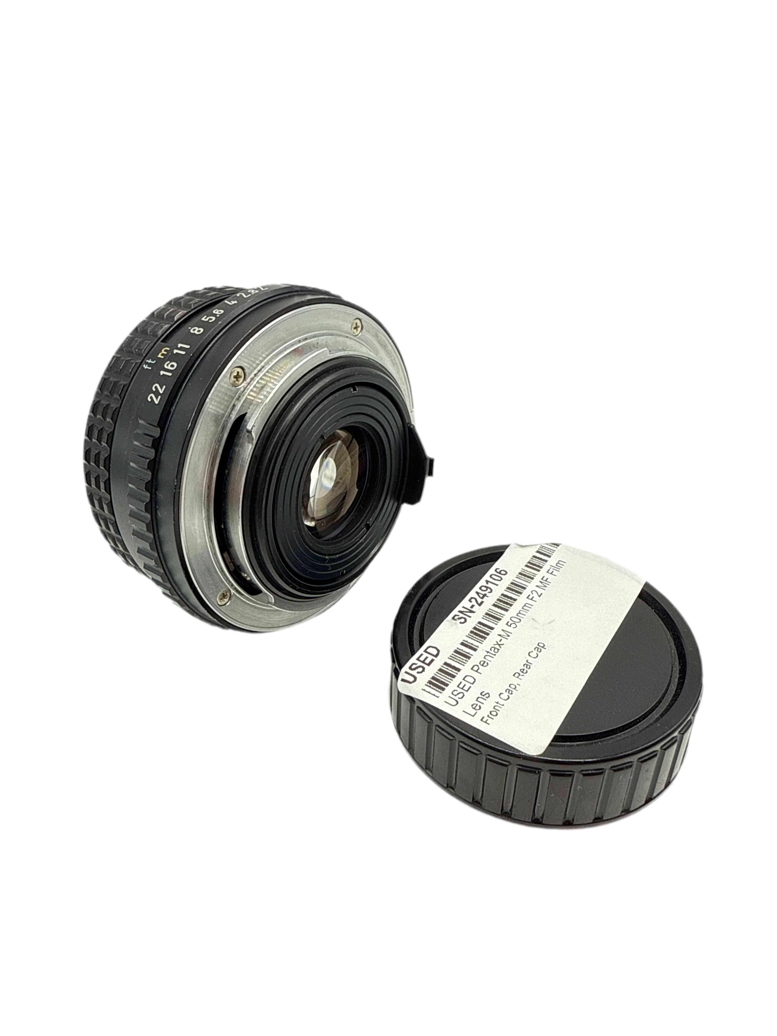 USED Pentax-M 50mm F2 MF Film Lens