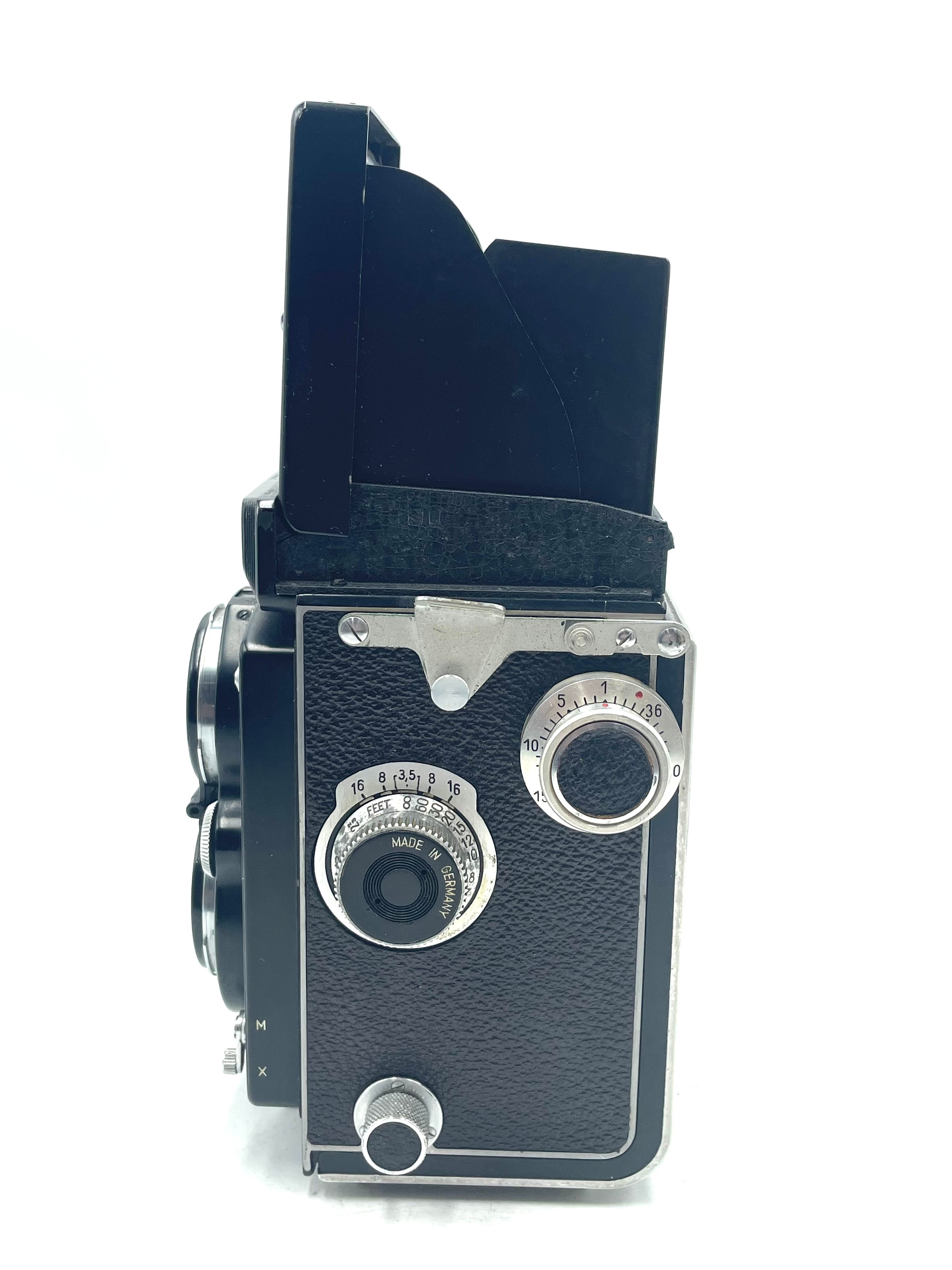 フィルムカメラ Rolleiflex 3.5 B TLR Rolleiflex 3.5B TLR w/ 75mm f/3.5 Tessar - AS-IS/READ (0032)