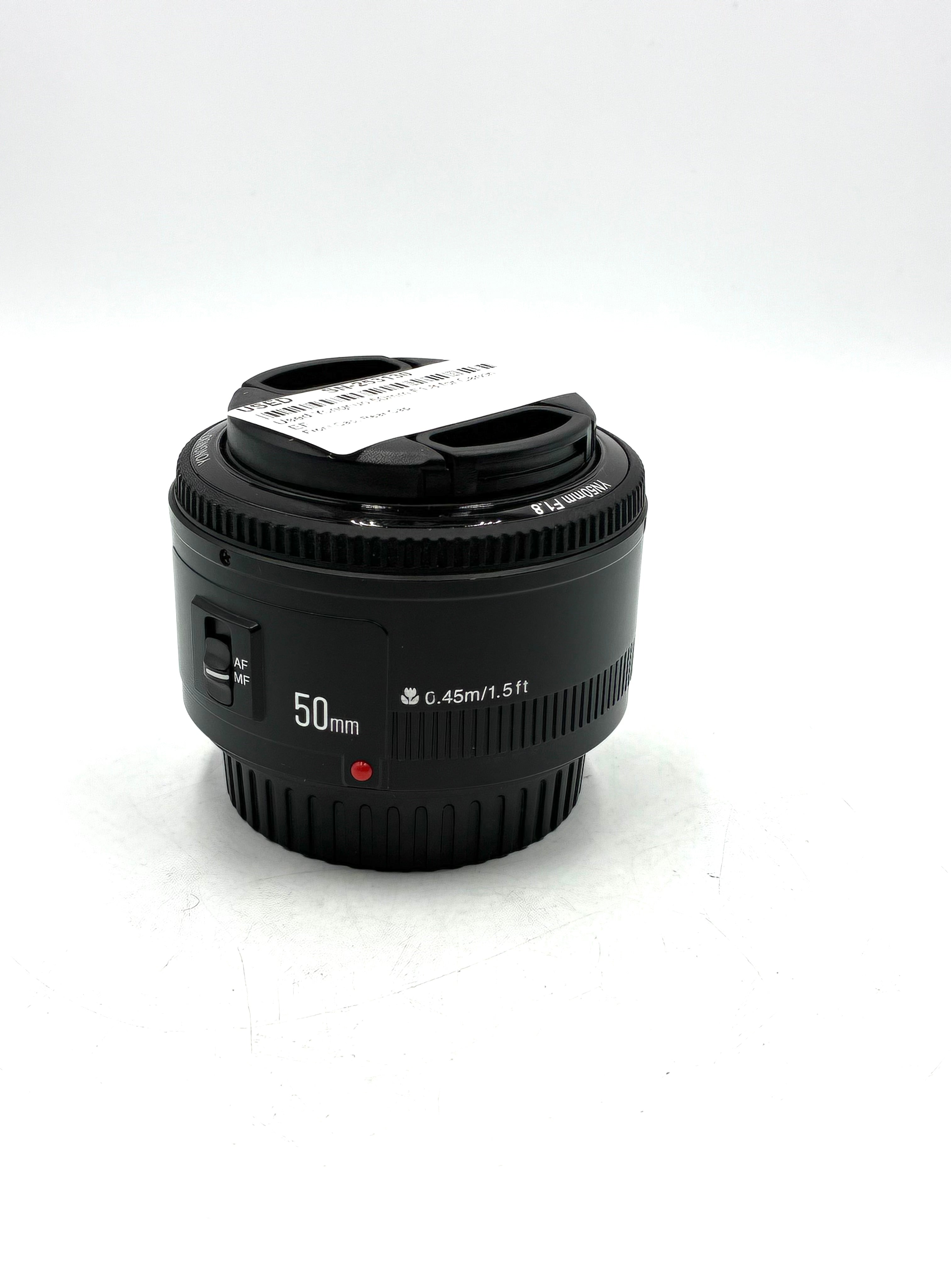 Used Yongnuo 50mm F1.8 for Canon EF