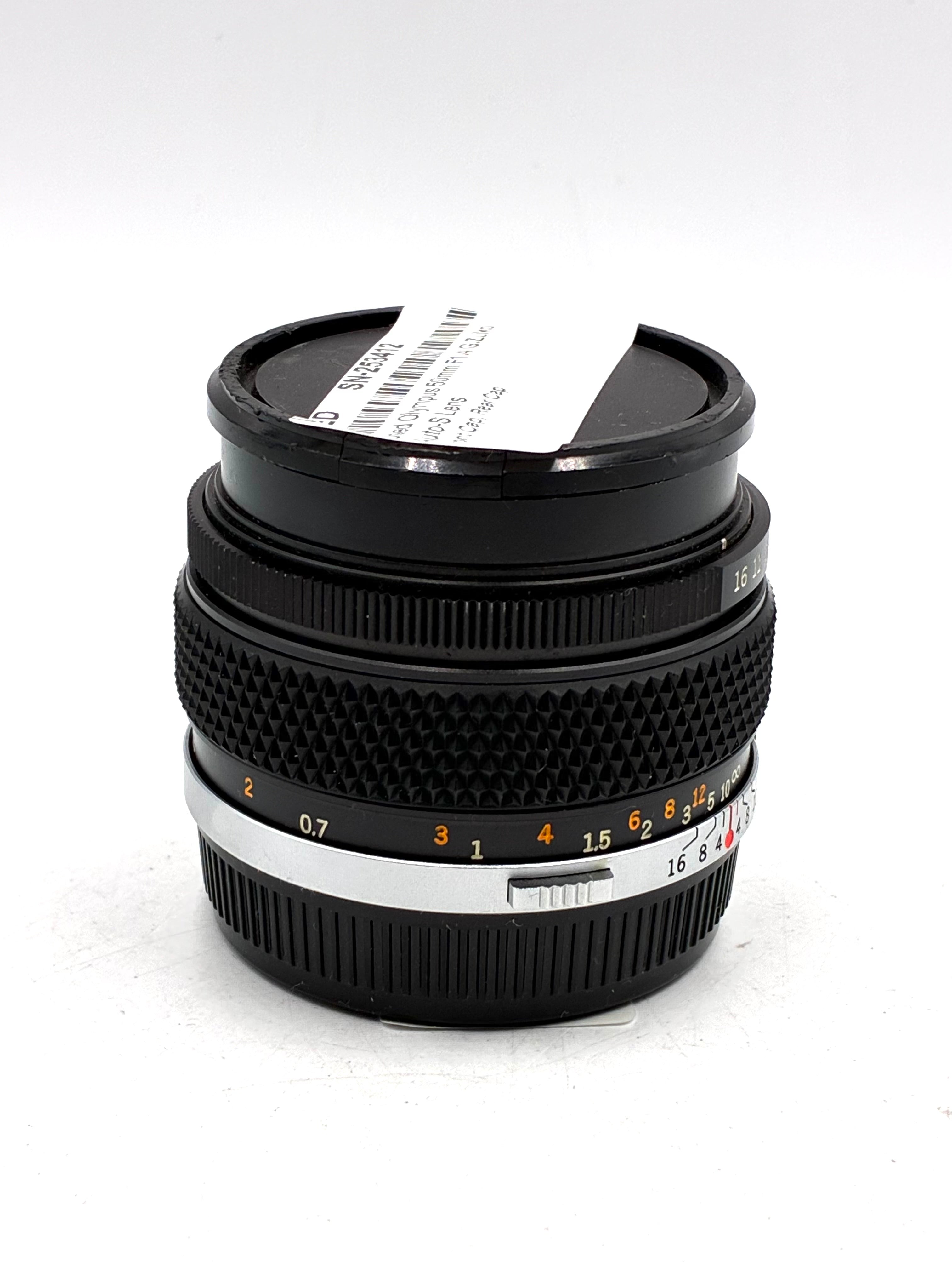 Used Olympus 50mm F1.4 G.Zuiko Auto-S Lens