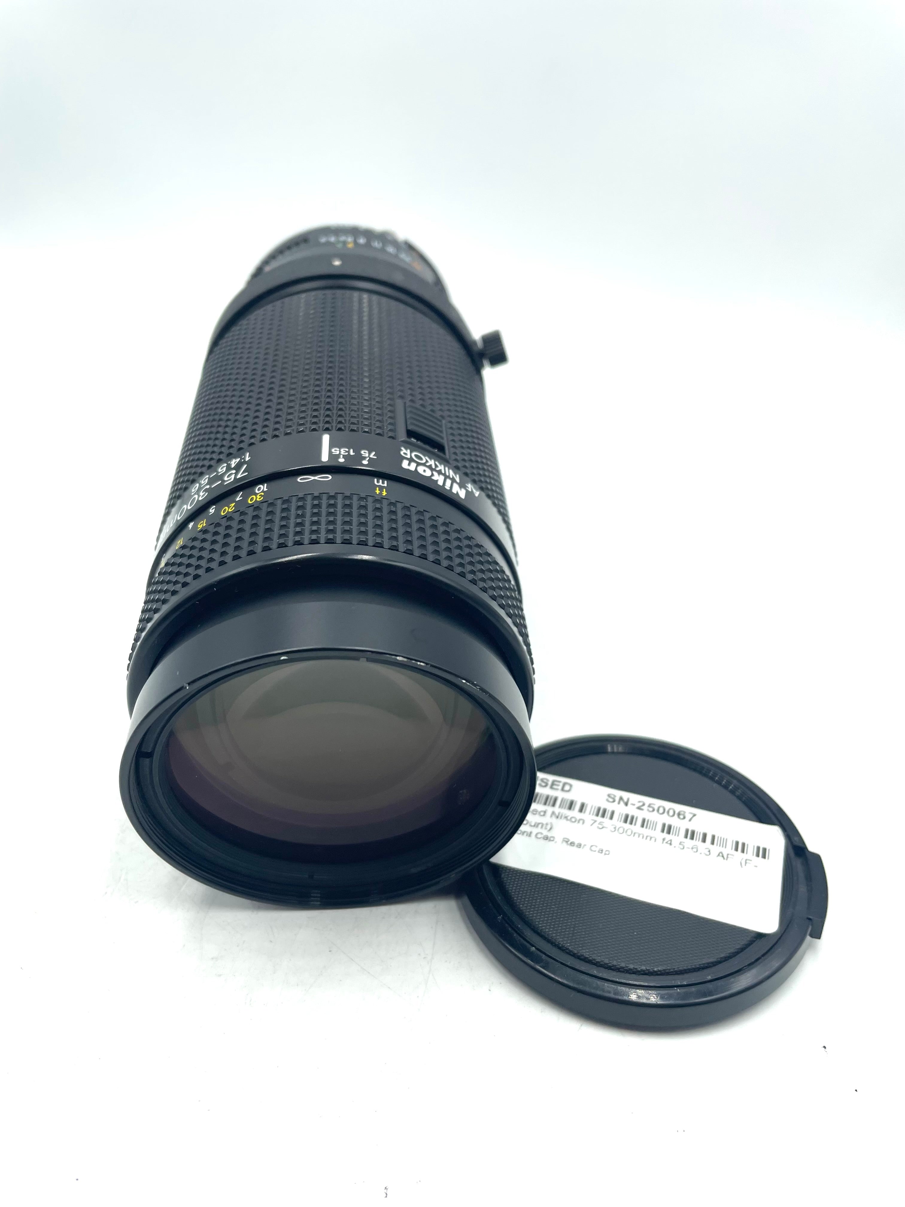 Used Nikon 75-300mm f4.5-6.3 AF (F-Mount)