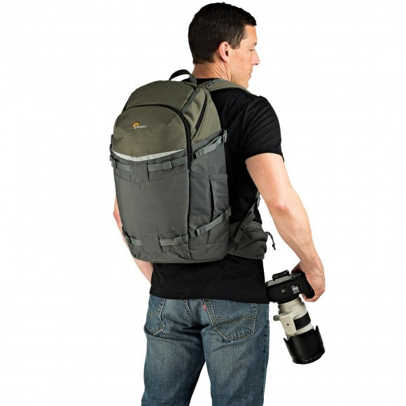 Lowepro FlipsideTrek BP 450 AW Backpack (Gray/Dark Green)