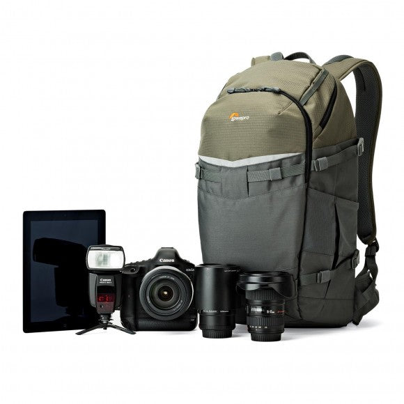 Lowepro FlipsideTrek BP 450 AW Backpack (Gray/Dark Green)