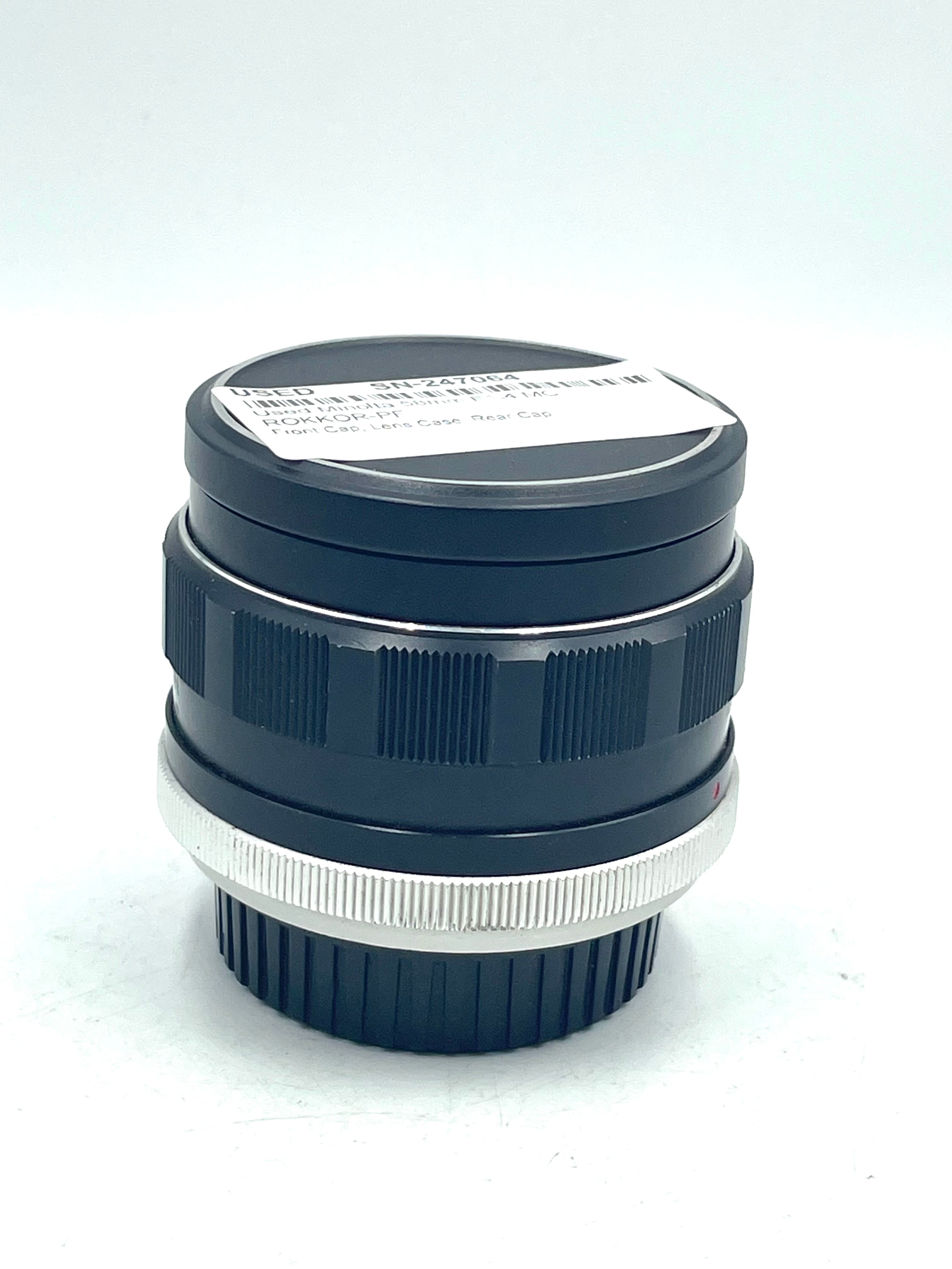 Used Minolta 58mm F1.4 MC ROKKOR-PF