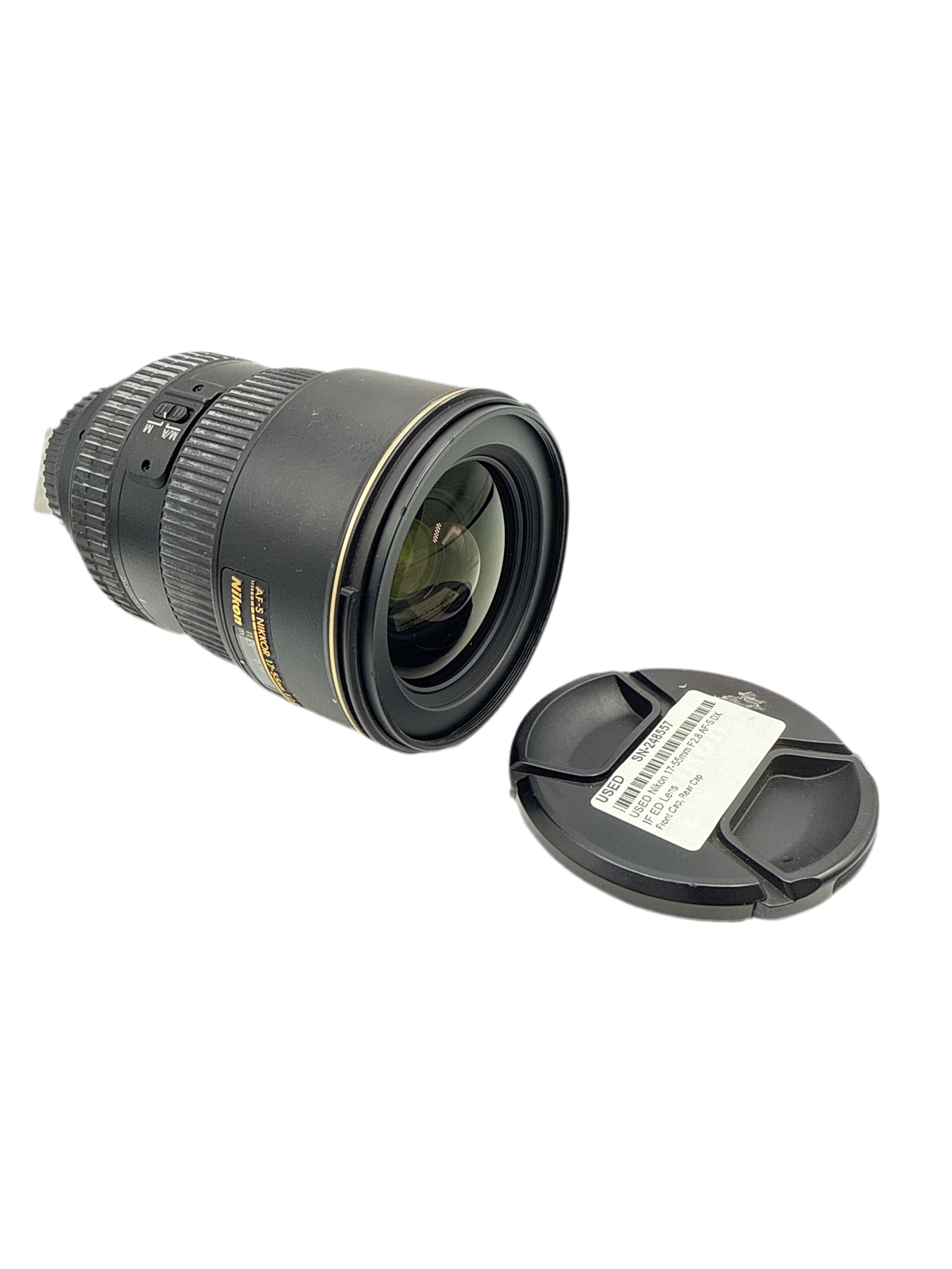 USED Nikon 17-55mm F2.8 AF-S DX IF ED Lens
