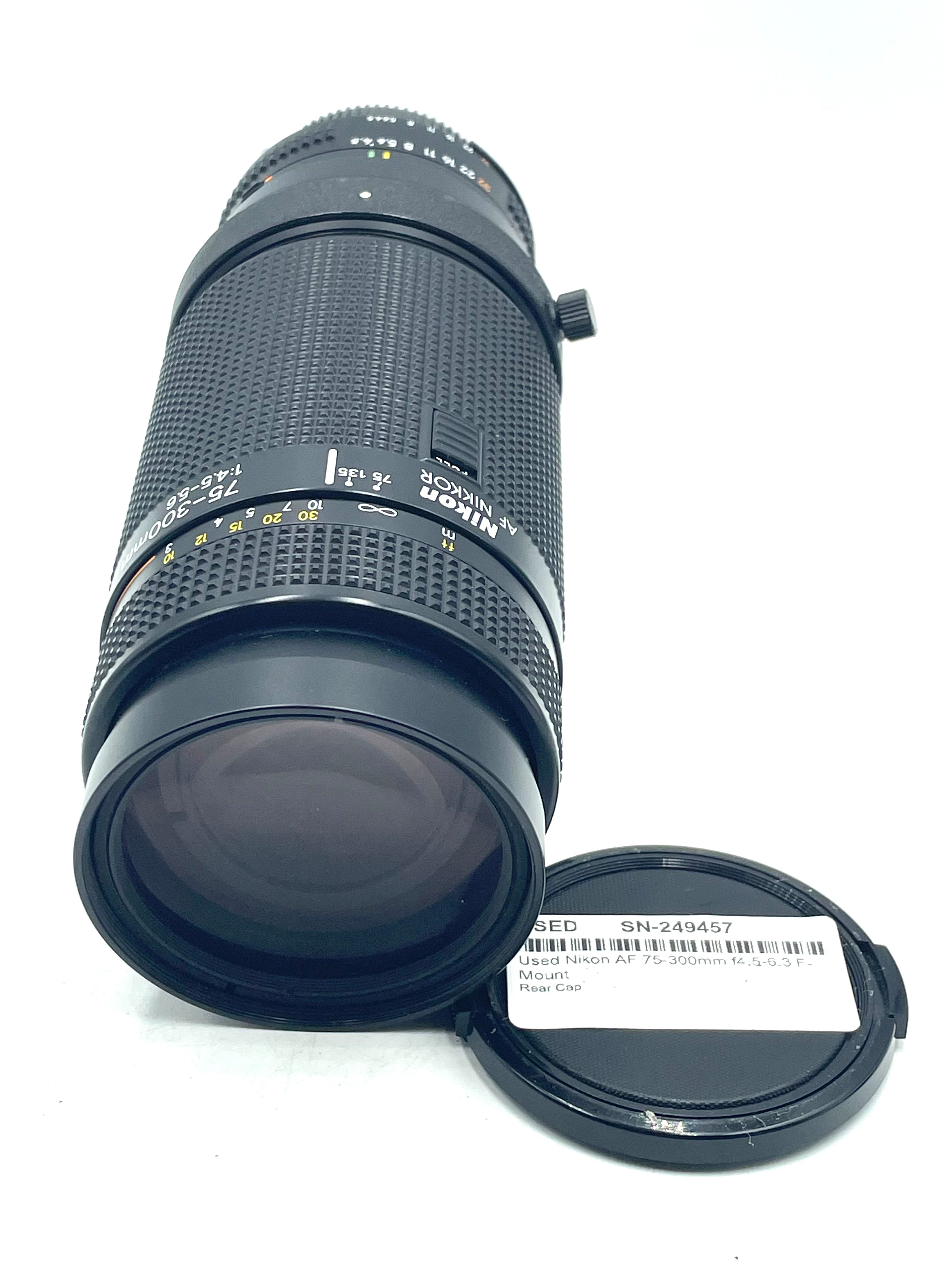 Used Nikon 75-300mm f4.5-6.3 AF (F-Mount)