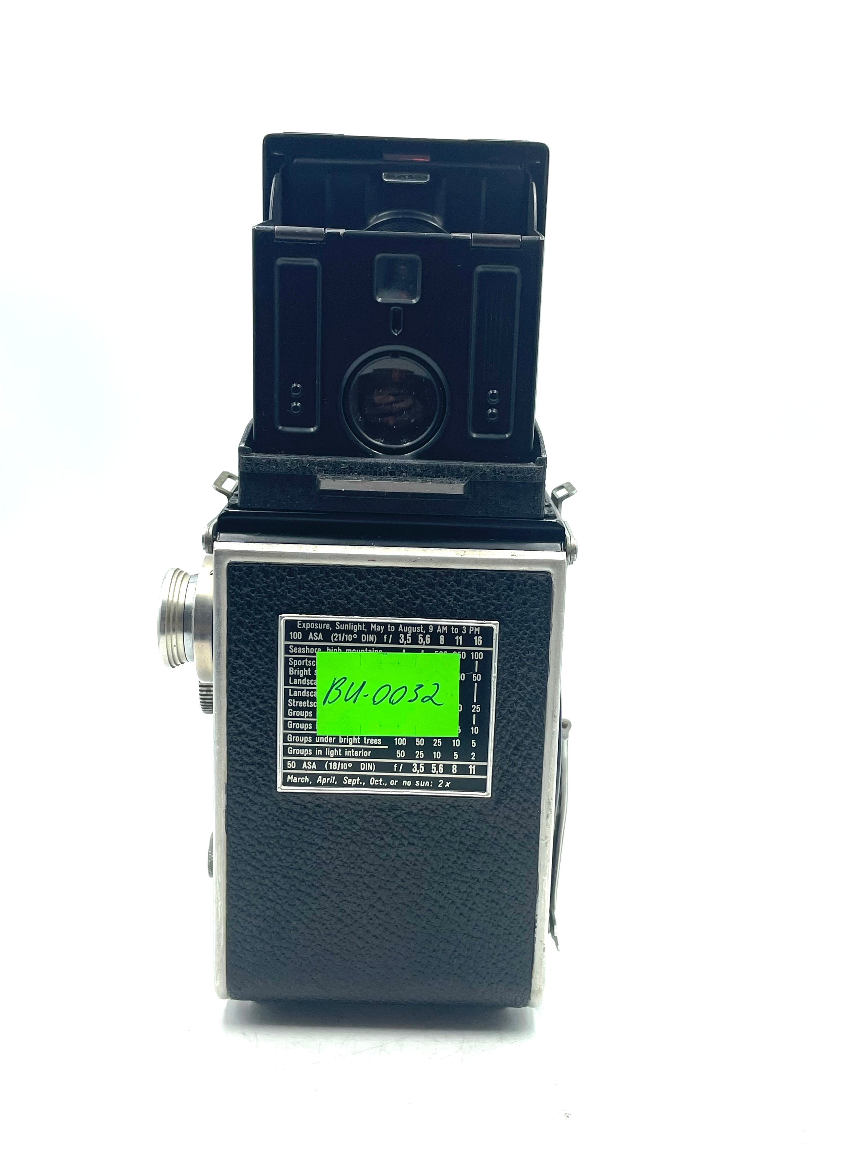 Rolleiflex 3.5B TLR w/ 75mm f/3.5 Tessar - AS-IS/READ (0032)