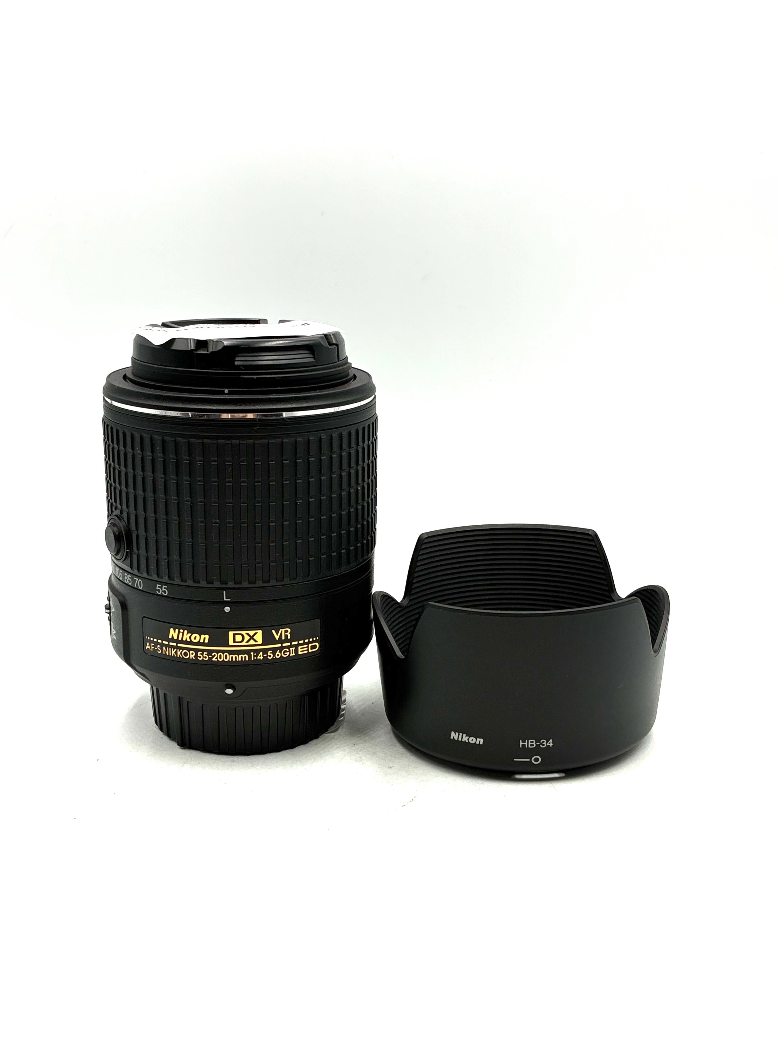 USED Nikon 55-200mm f4-5.6 G AF-S DX ED VR II