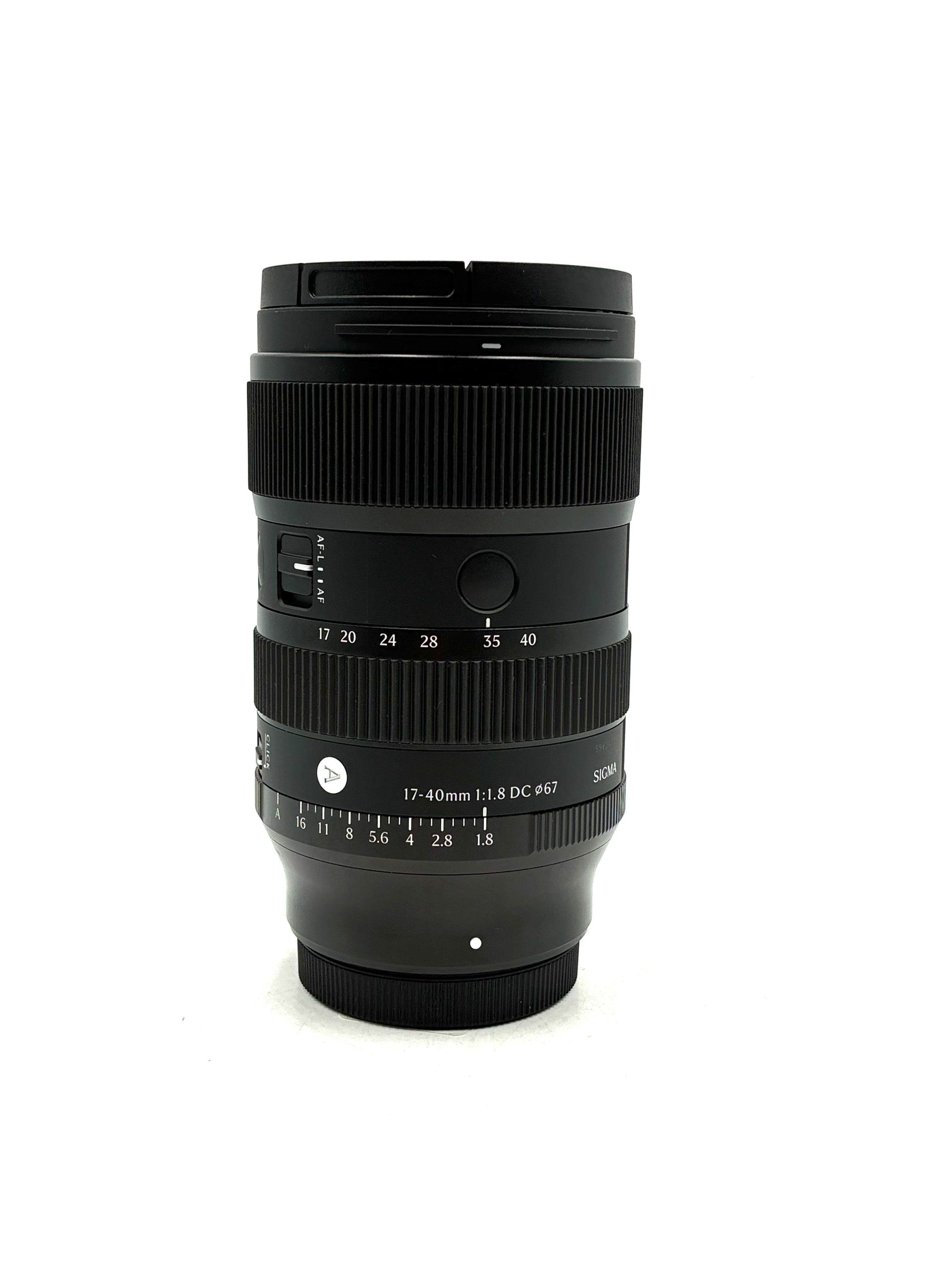 Used Sigma 17-40mm F1.8 DC Art Lens (Fuji X)