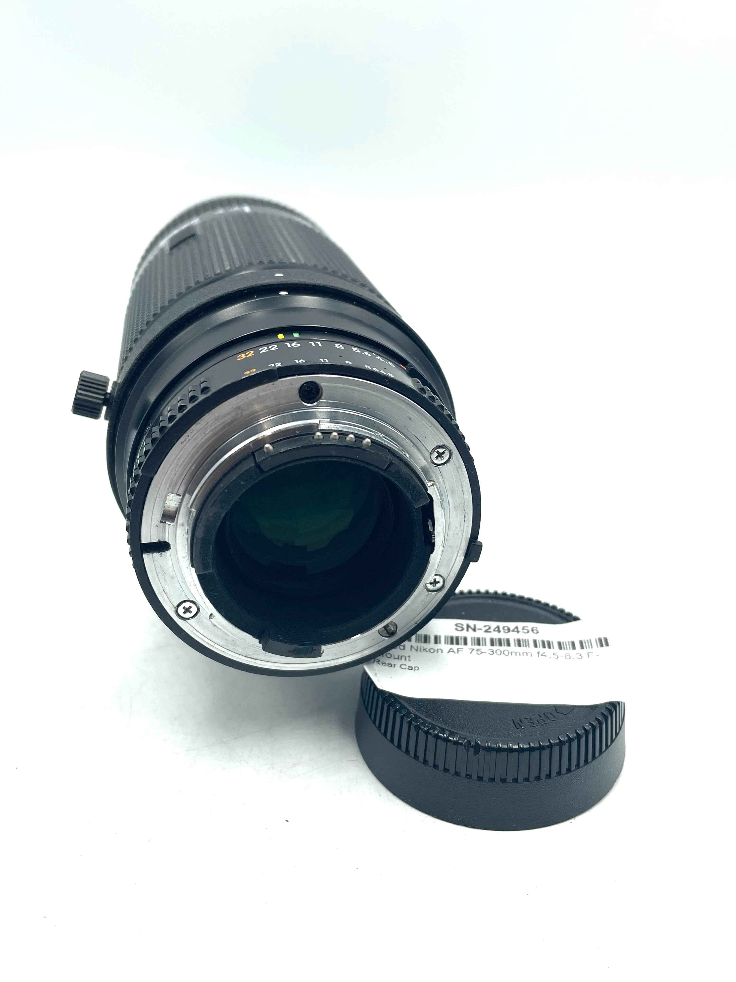 Used Nikon 75-300mm f4.5-6.3 AF (F-Mount)