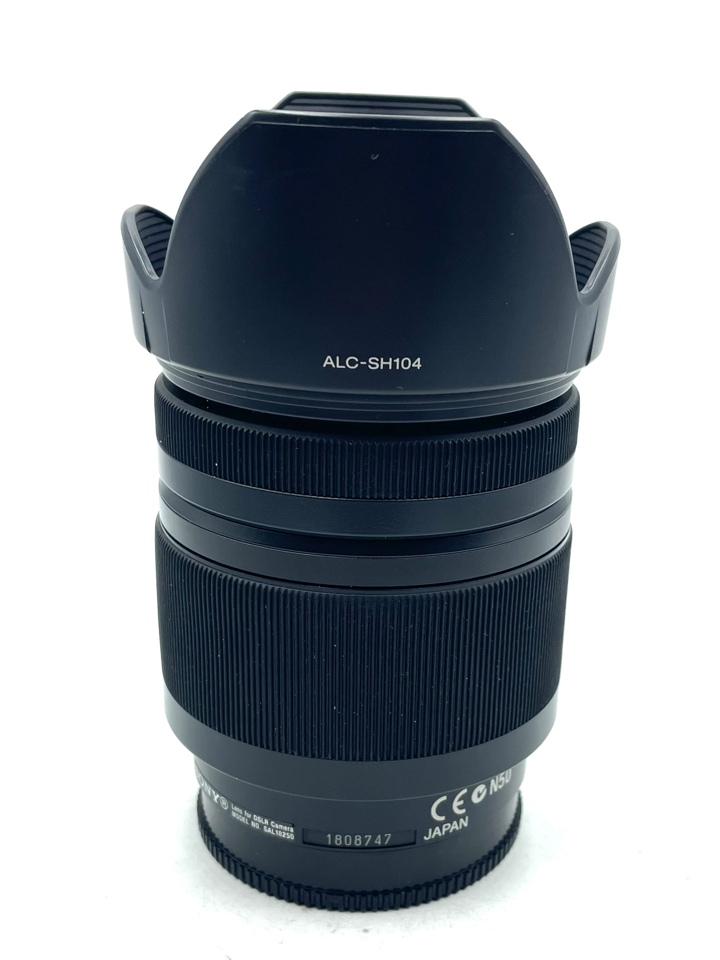 Used Sony Alpha DT 18-250mm f3.5-6.3 A-Mount (will NOT fit E-Mount cameras)