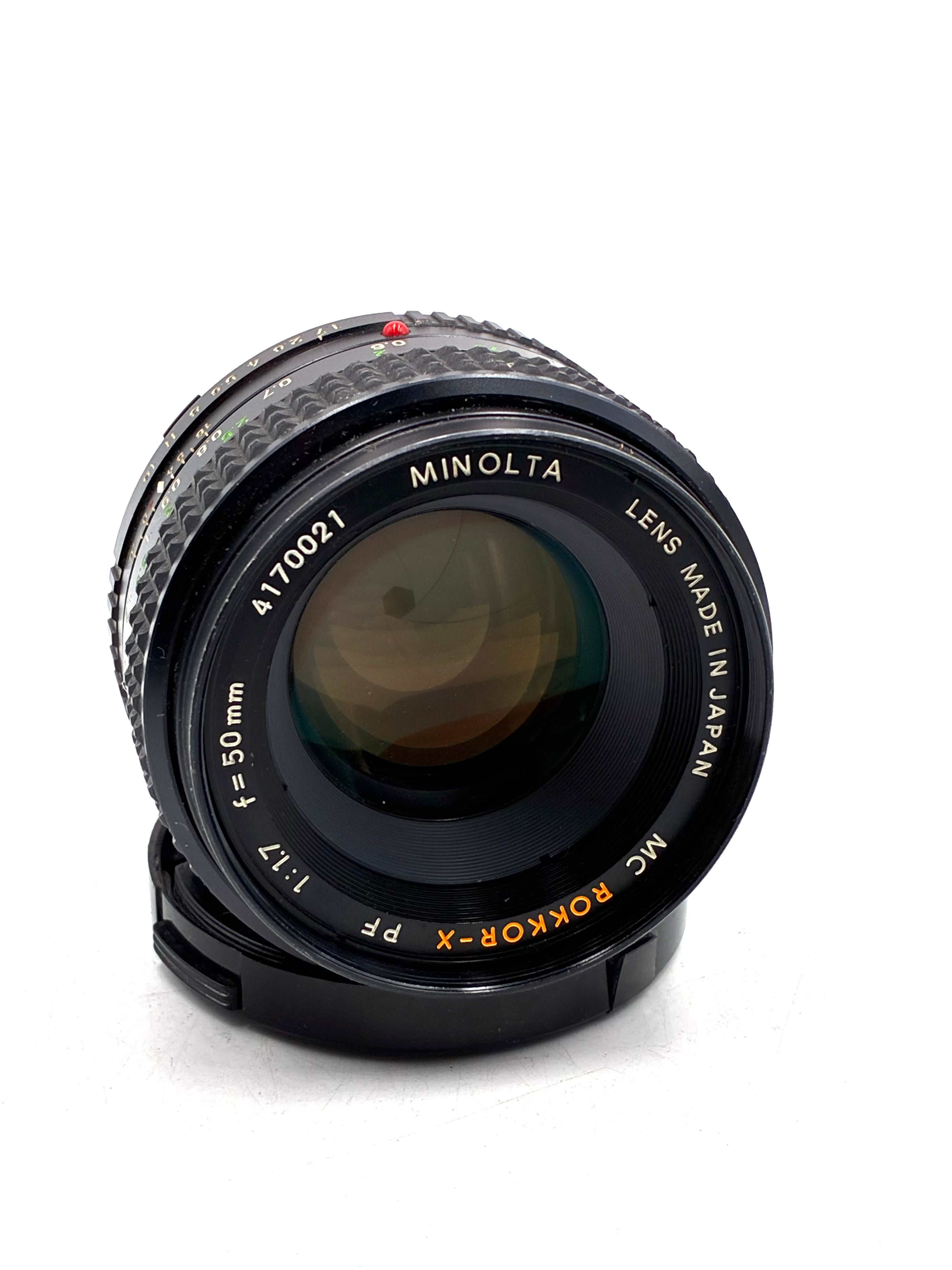 Used Minolta 50mm F1.7 Rokkor-X PF Lens