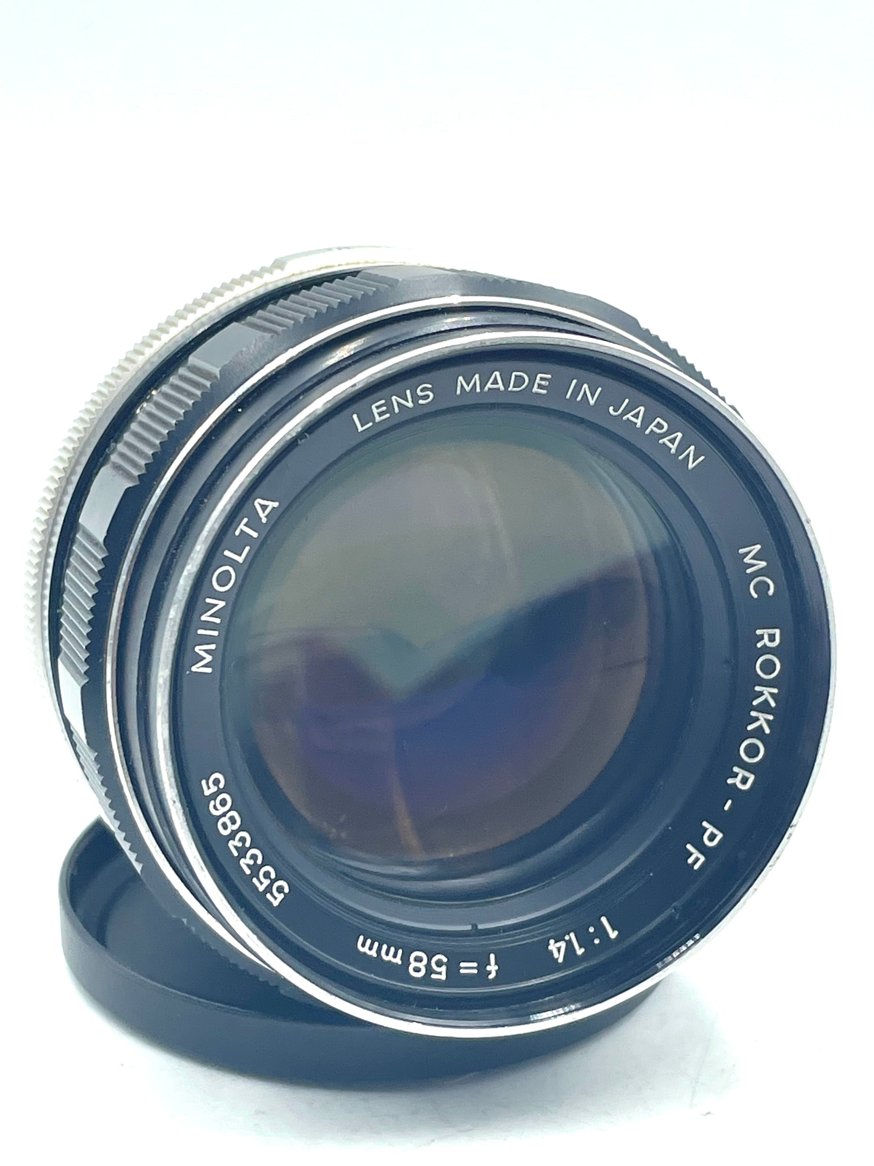 Used Minolta 58mm F1.4 MC ROKKOR-PF