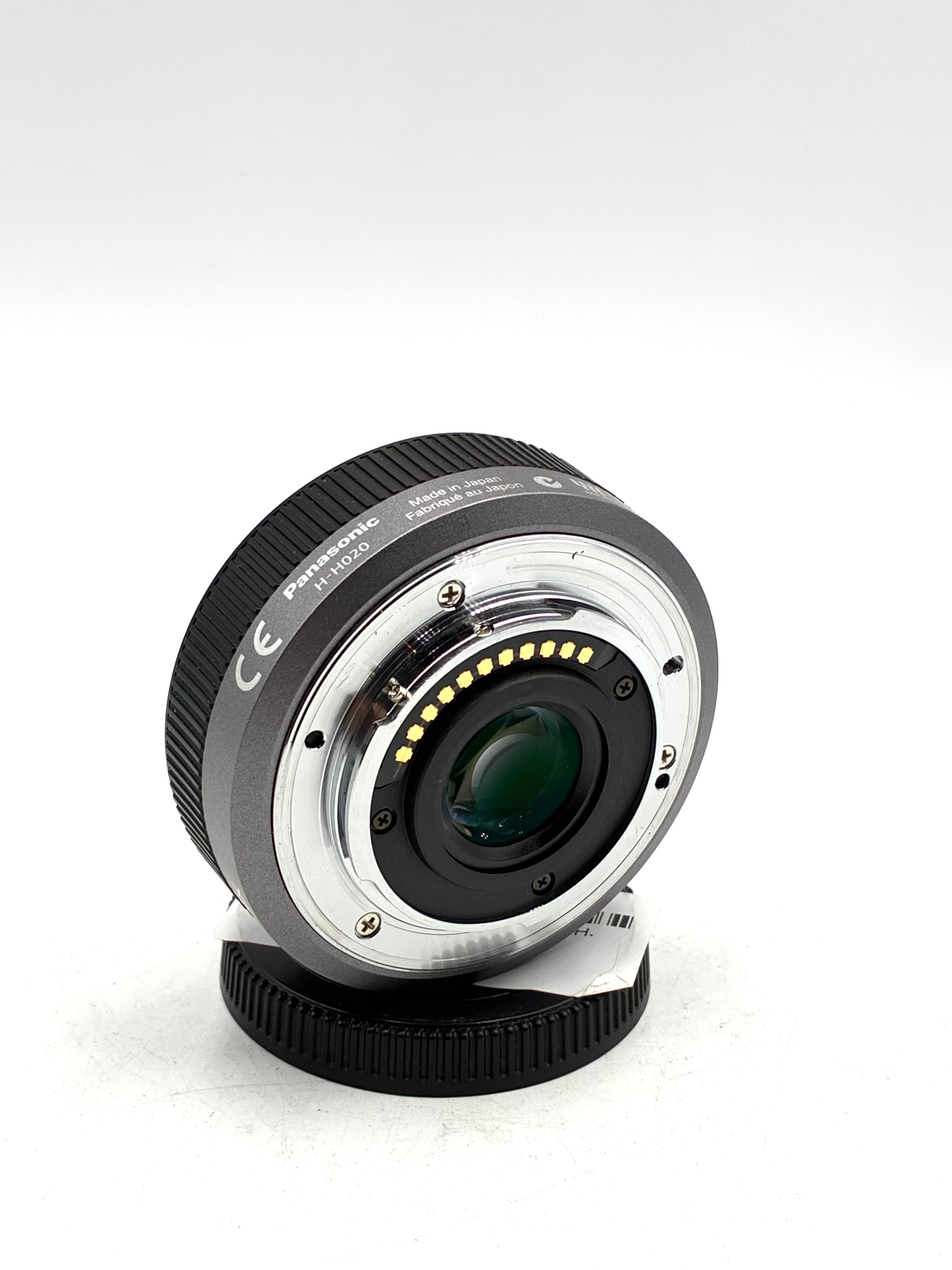 USED Panasonic 20mm F1.7 ASPH. Lumix G