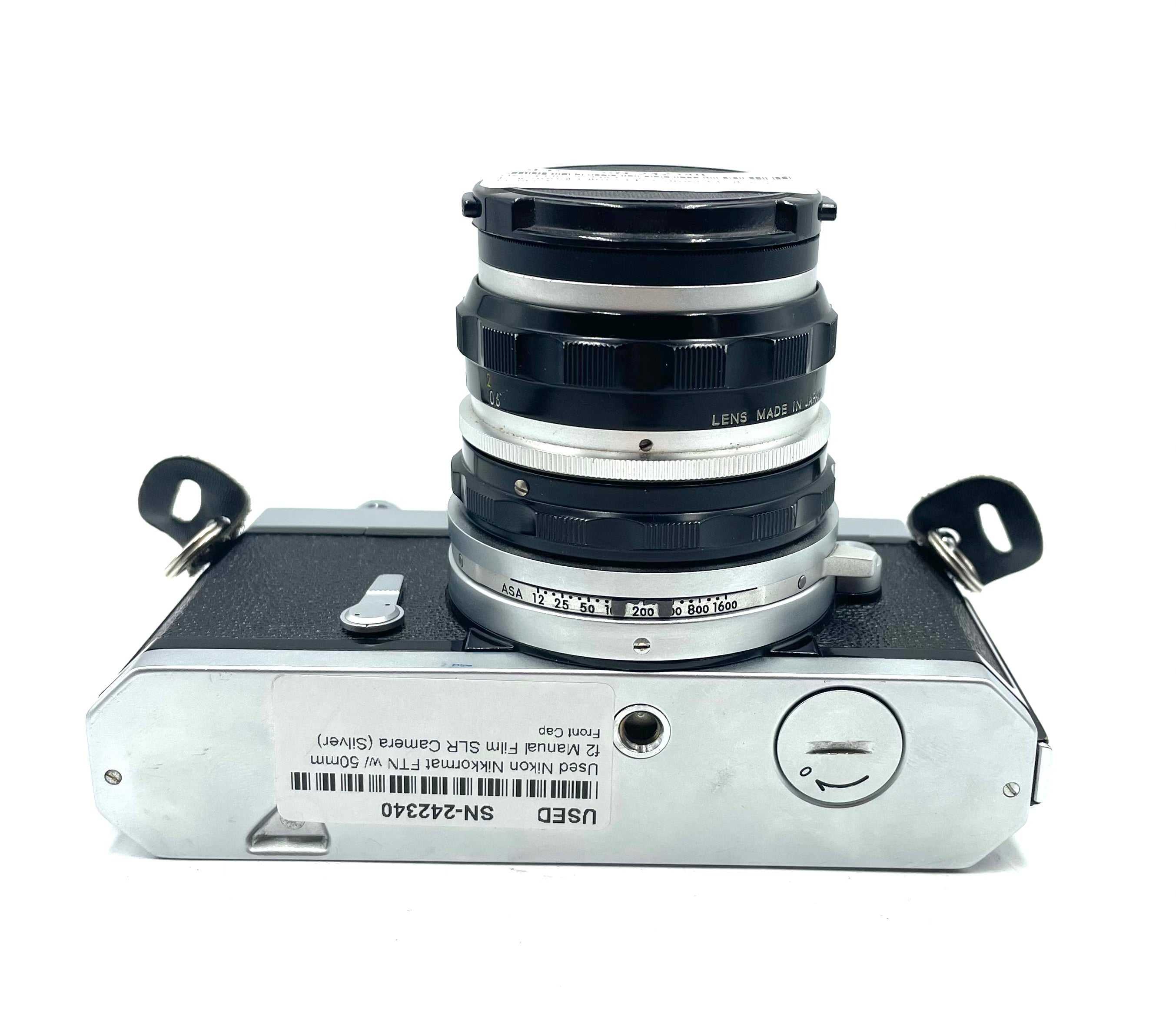 Used Nikon Nikkormat FTN w/ 50mm f2 Manual Film SLR Camera (Silver)